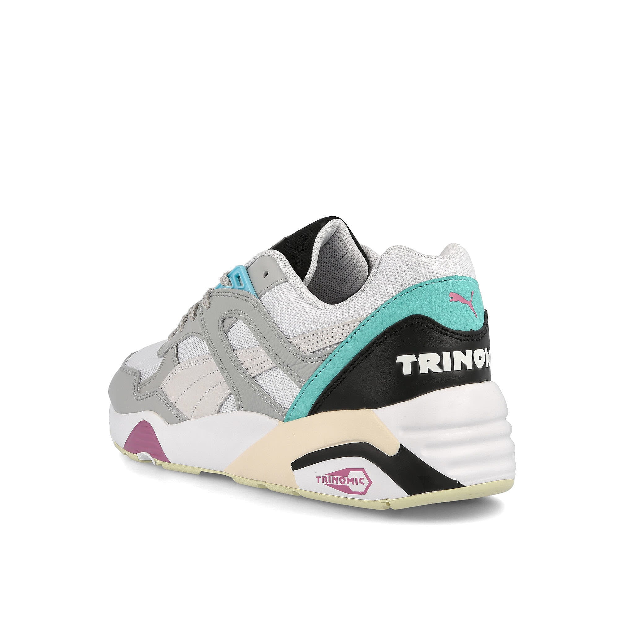 Puma r698 reverse classics Harbor Mist - Puma White Sneakers Material | Overkill