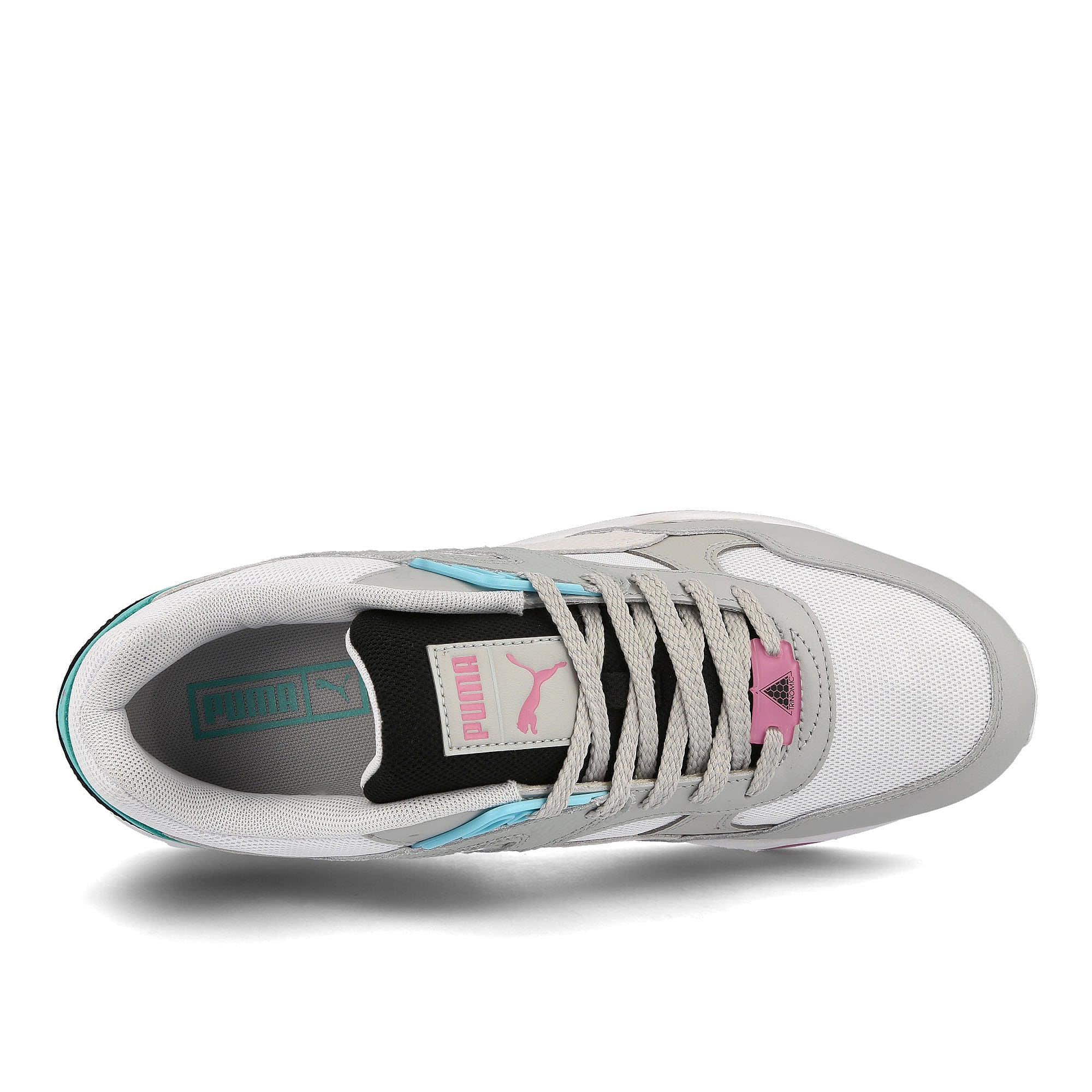 Puma r698 reverse classics Harbor Mist - Puma White Sneakers Detailfoto | Overkill