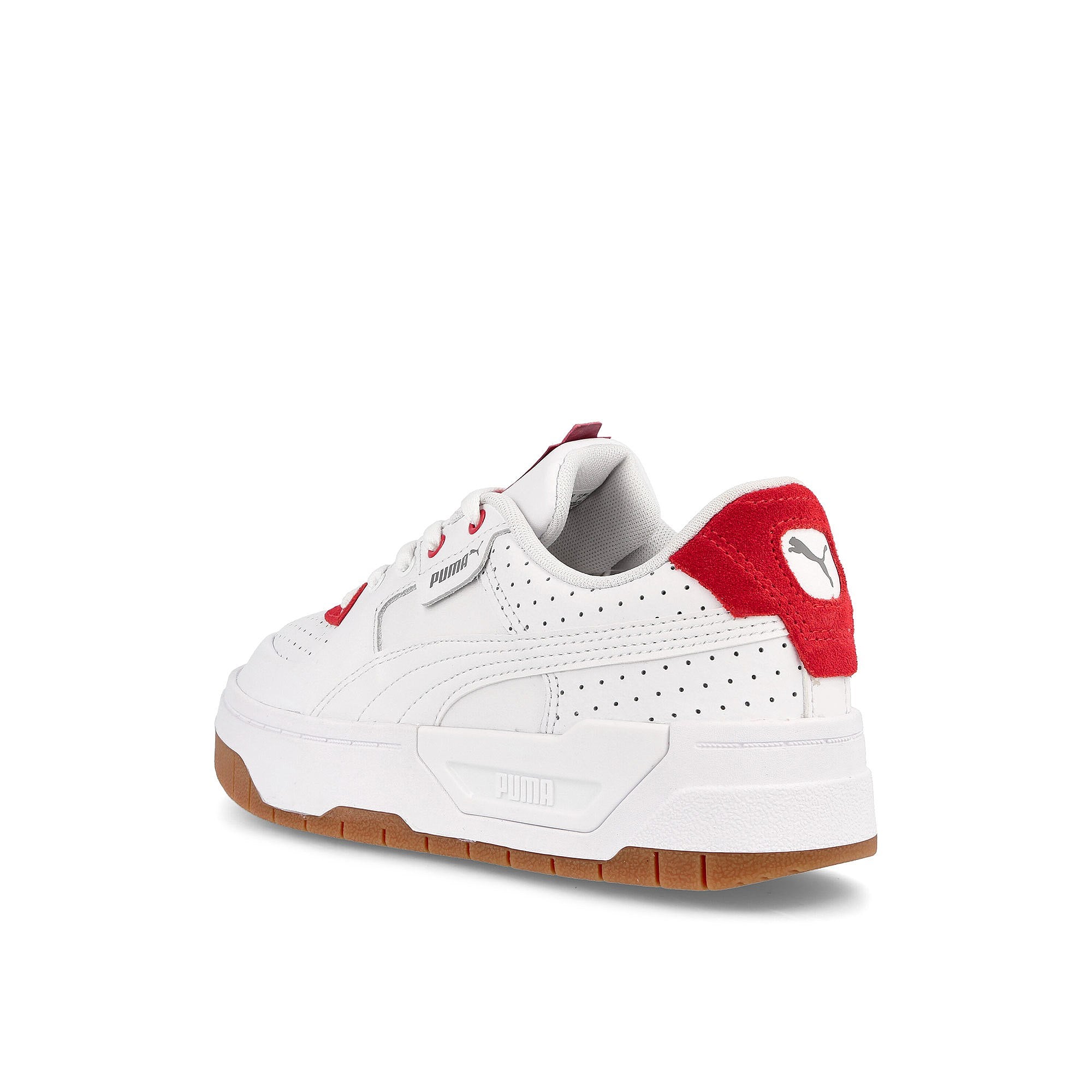 Puma wmns cali dream heritage Puma White - Gum - High Risk Red Sneakers Material | Overkill