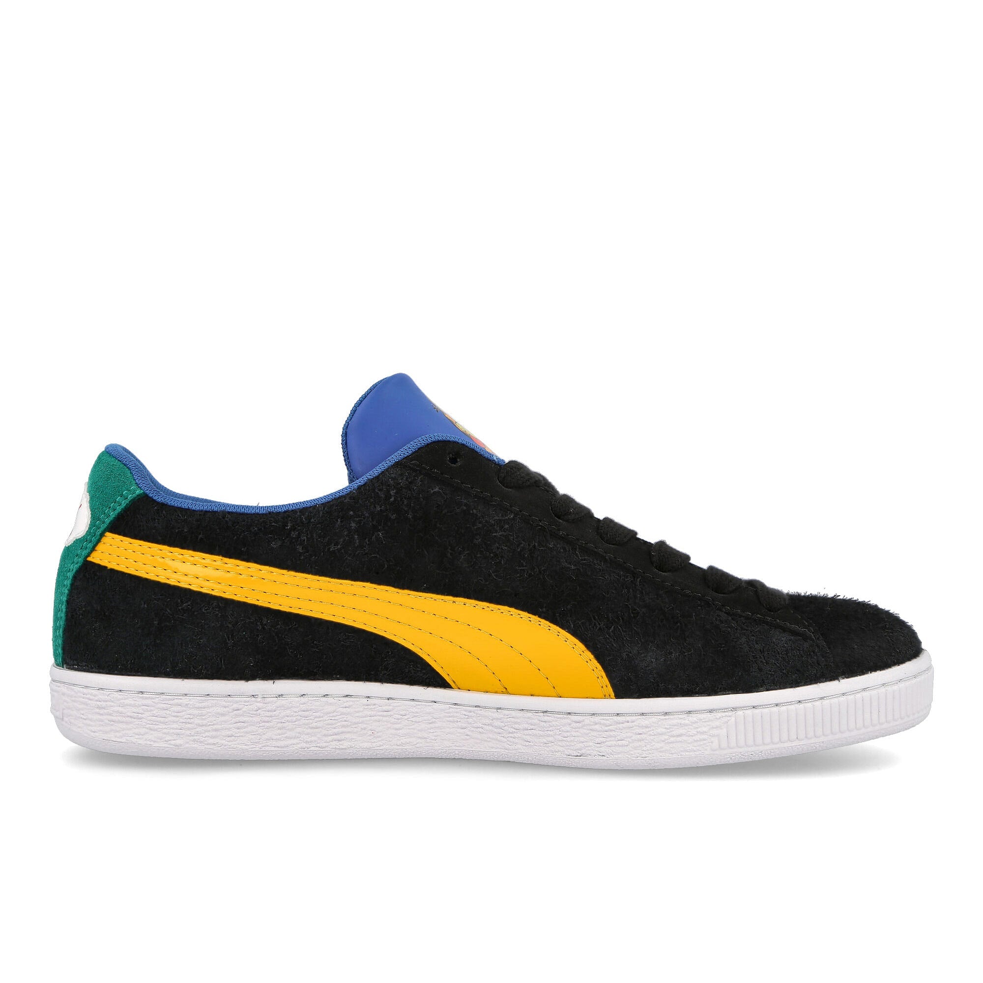 Puma Garfield x Puma Suede Dark Cheddar - Celandine Sneakers Silhouette | Overkill