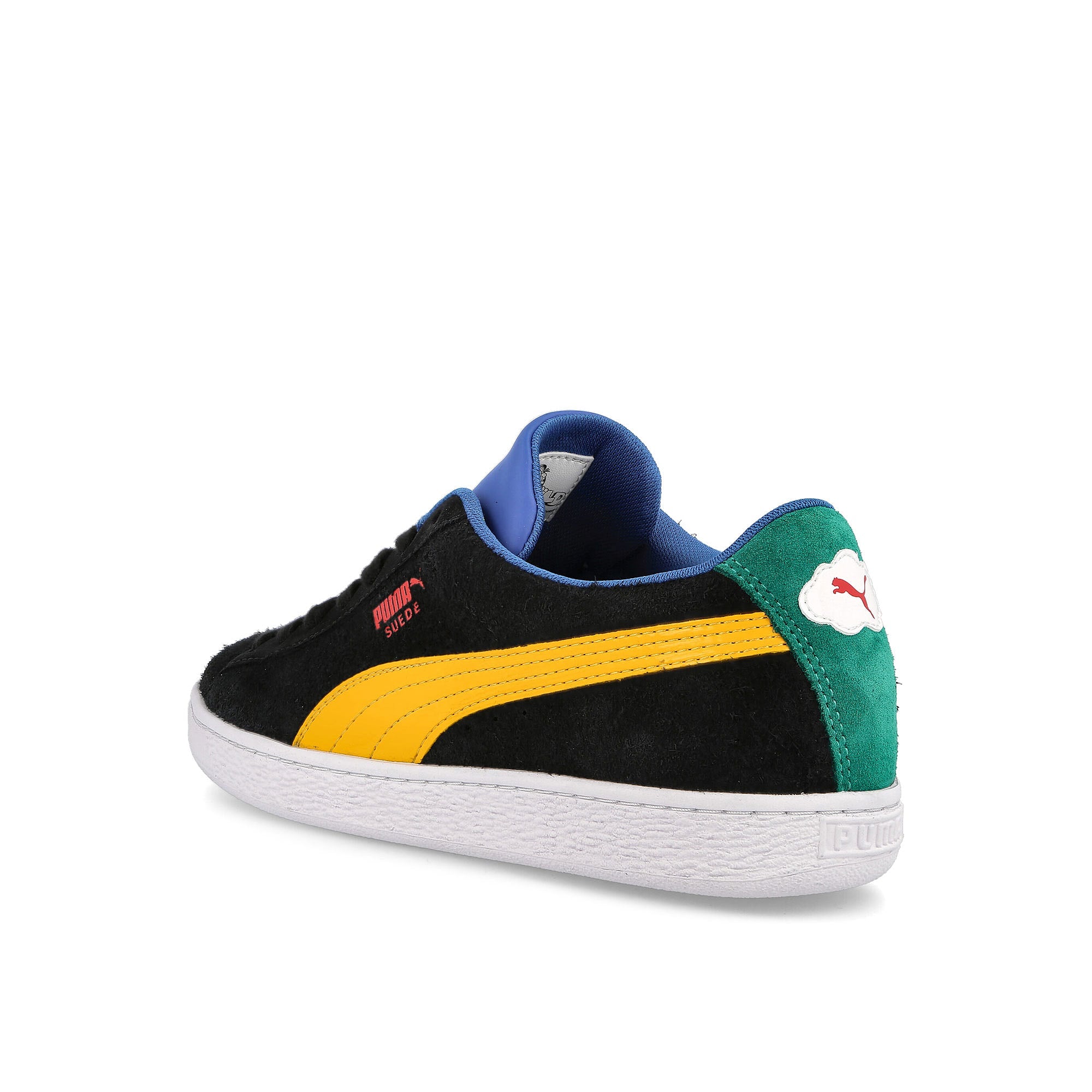 Puma Garfield x Puma Suede Dark Cheddar - Celandine Sneakers Material | Overkill