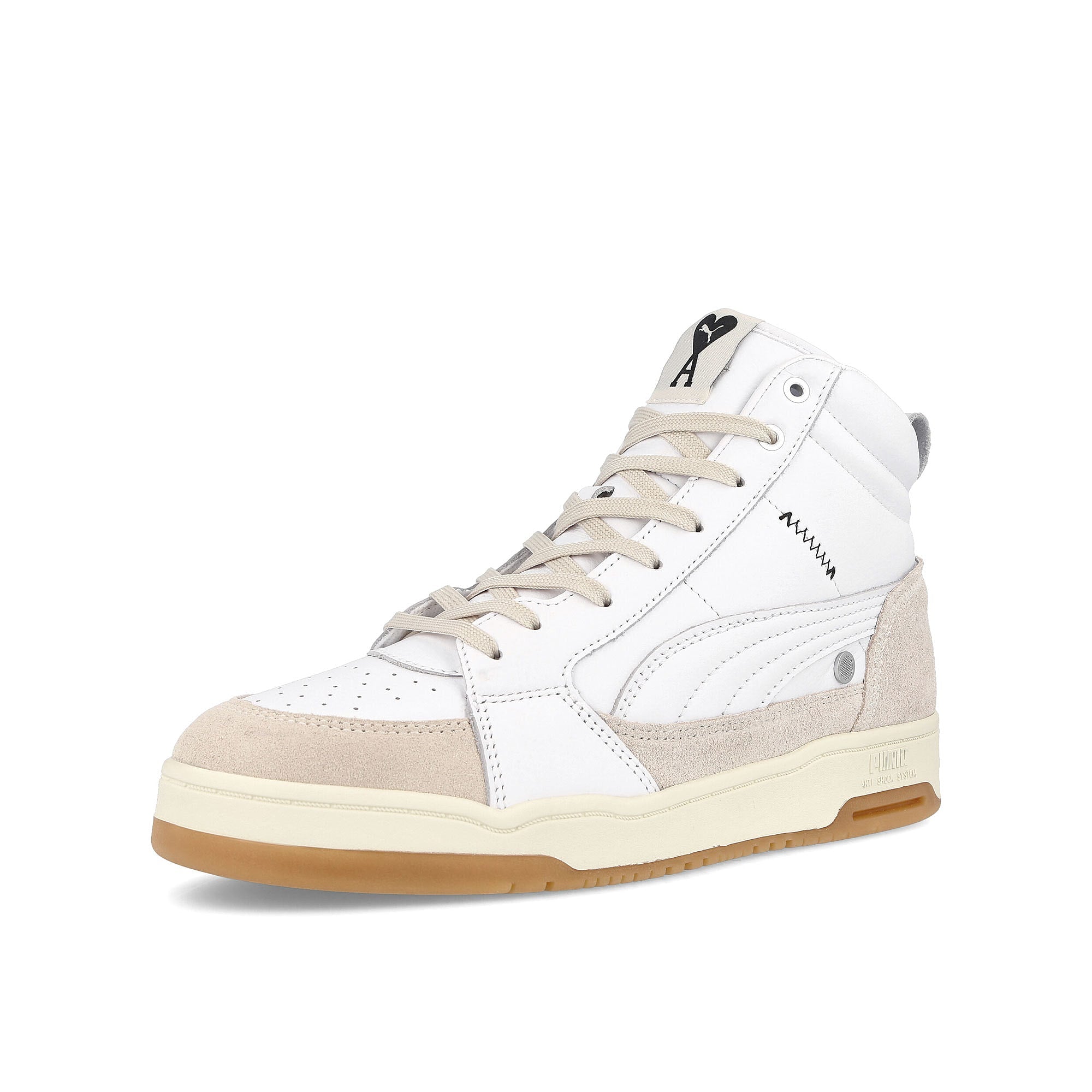 Puma AMI x Puma Slipstream Mid Puma White - Pristine Sneakers Close Up | Overkill