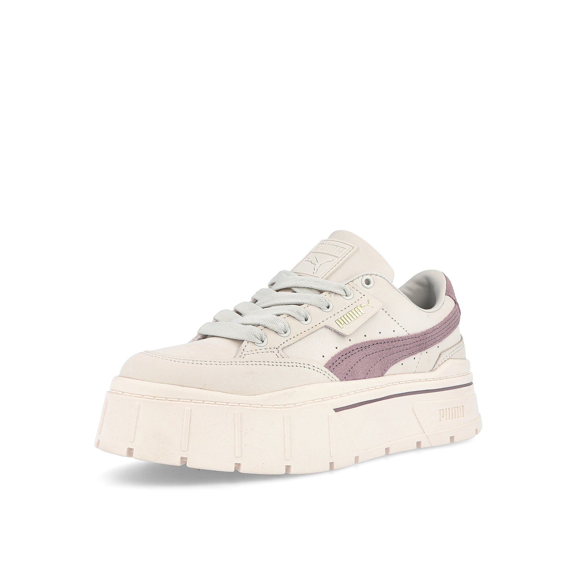Puma wmns mayze stack premium Whisper White Sneakers Close Up | Overkill