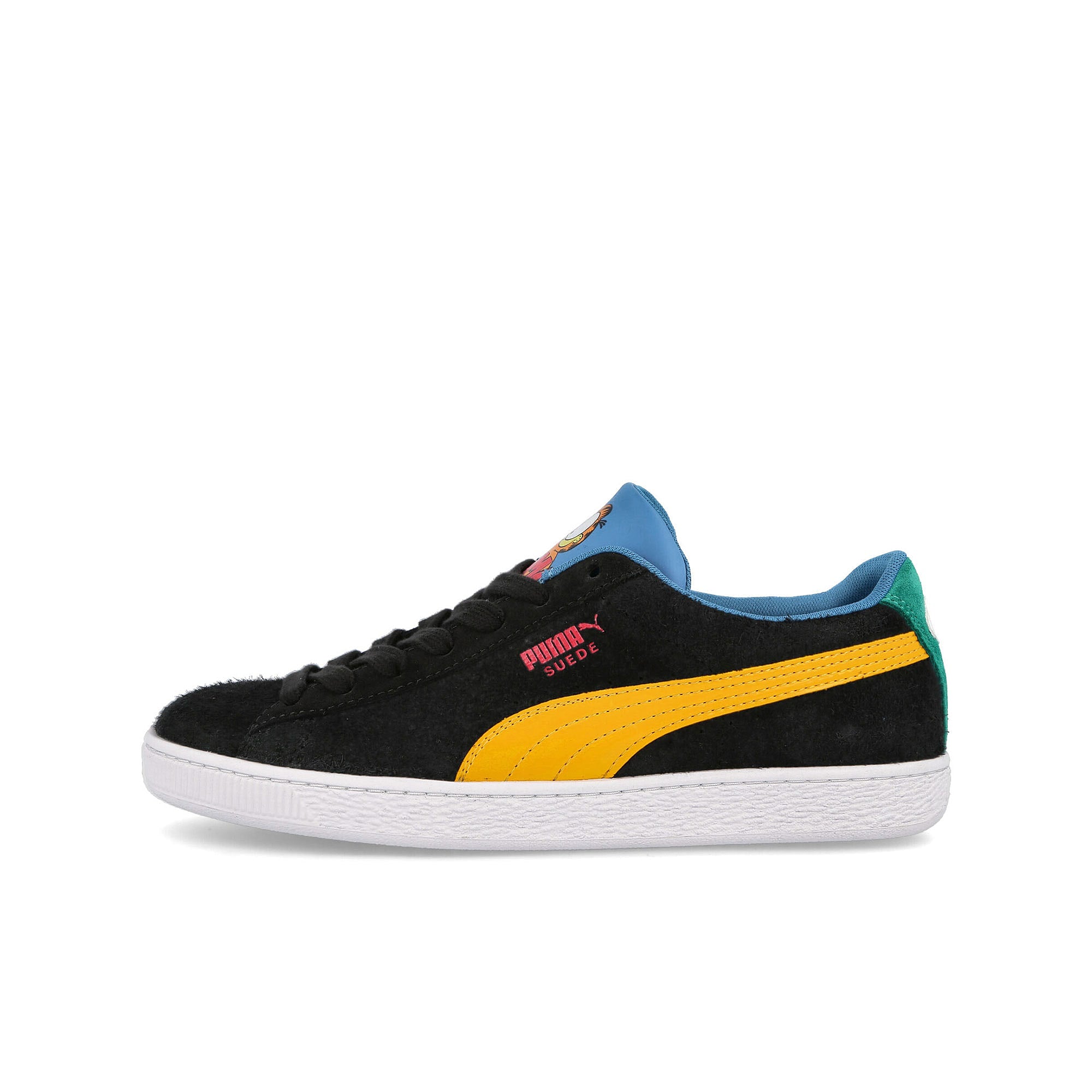 Puma Garfield x Puma Suede Junior Dark Cheddar - Celandine 384553 01 | Overkill