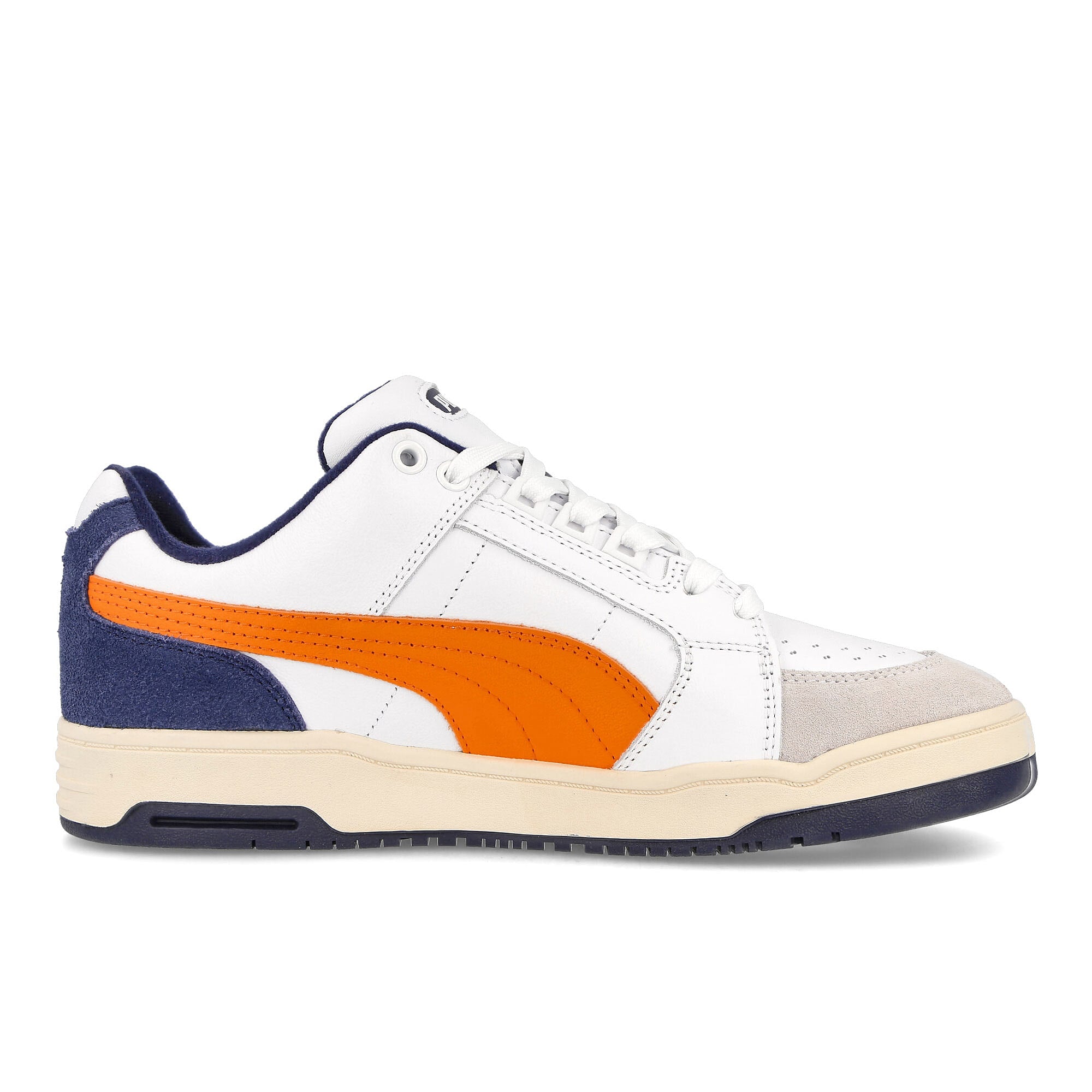 Puma slipstream lo retro Puma White - Vibrant Orange Sneakers Silhouette | Overkill