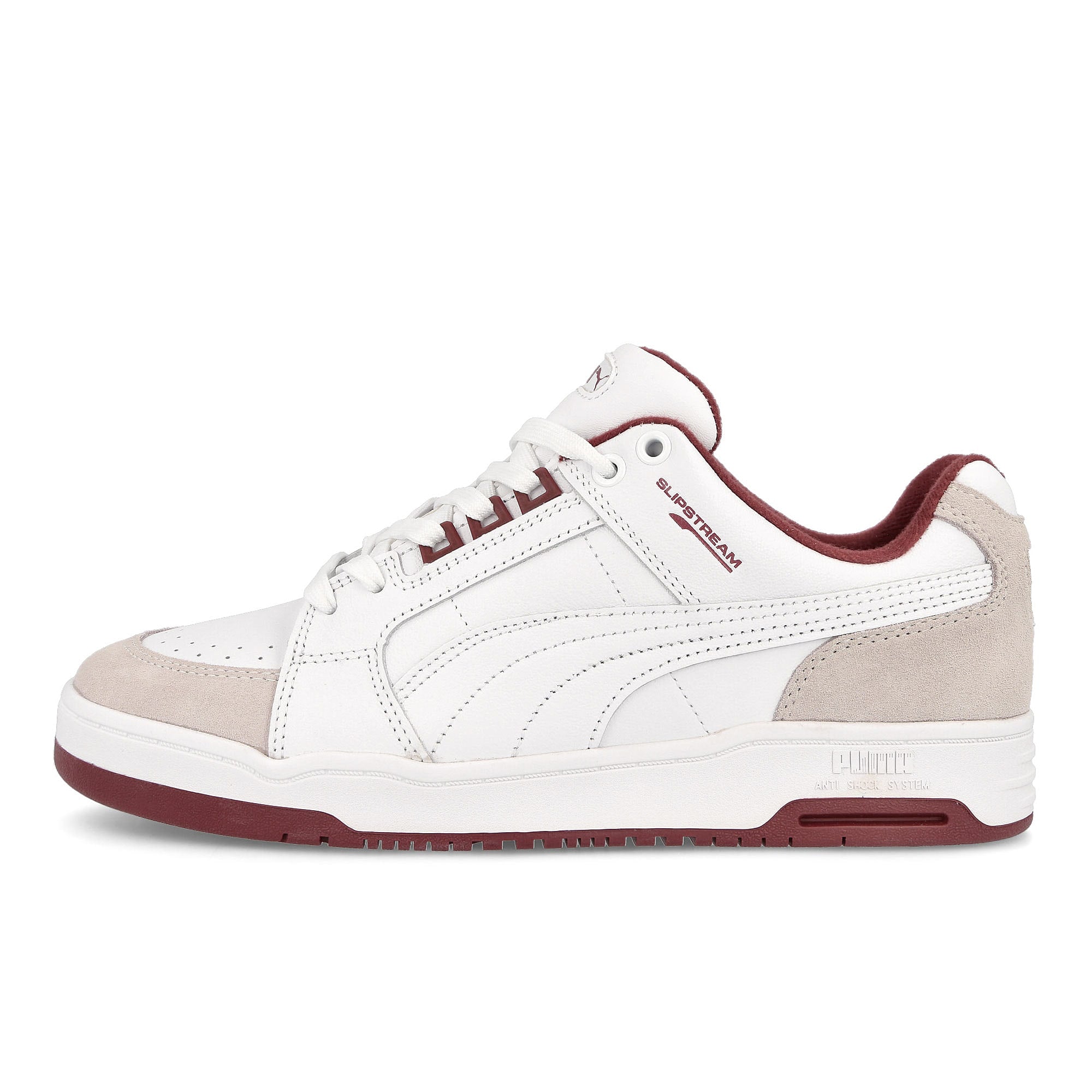 Puma Slipstream Lo Retro Puma White - Intense Red Sneakers 384692 06 | Overkill