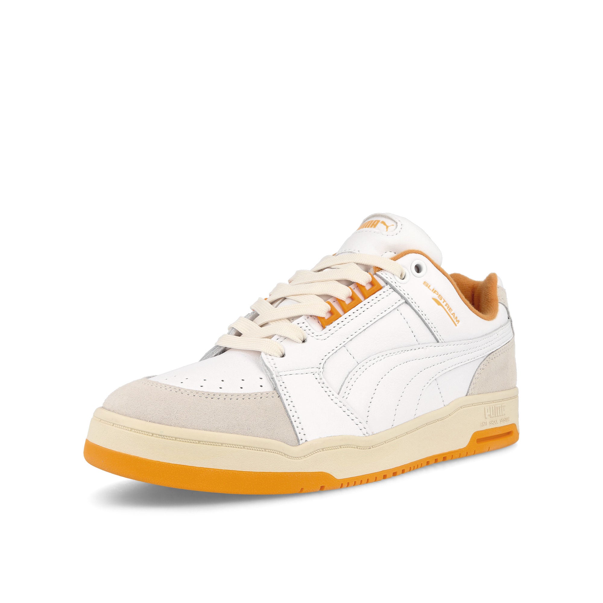 Puma Slipstream Lo Retro White - Zinnia Low Top Sneakers Close Up | Overkill