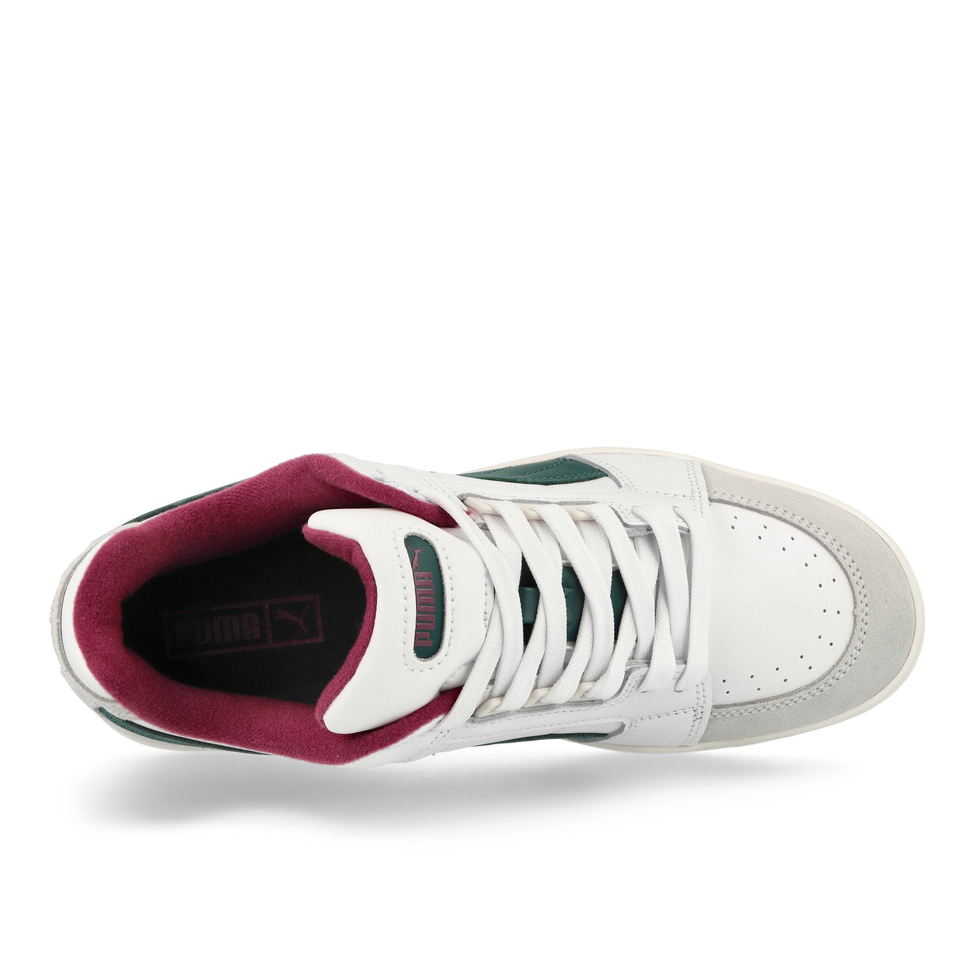 Puma Slipstream Lo Retro Puma White - Malachite Low Top Sneakers Detailfoto | Overkill