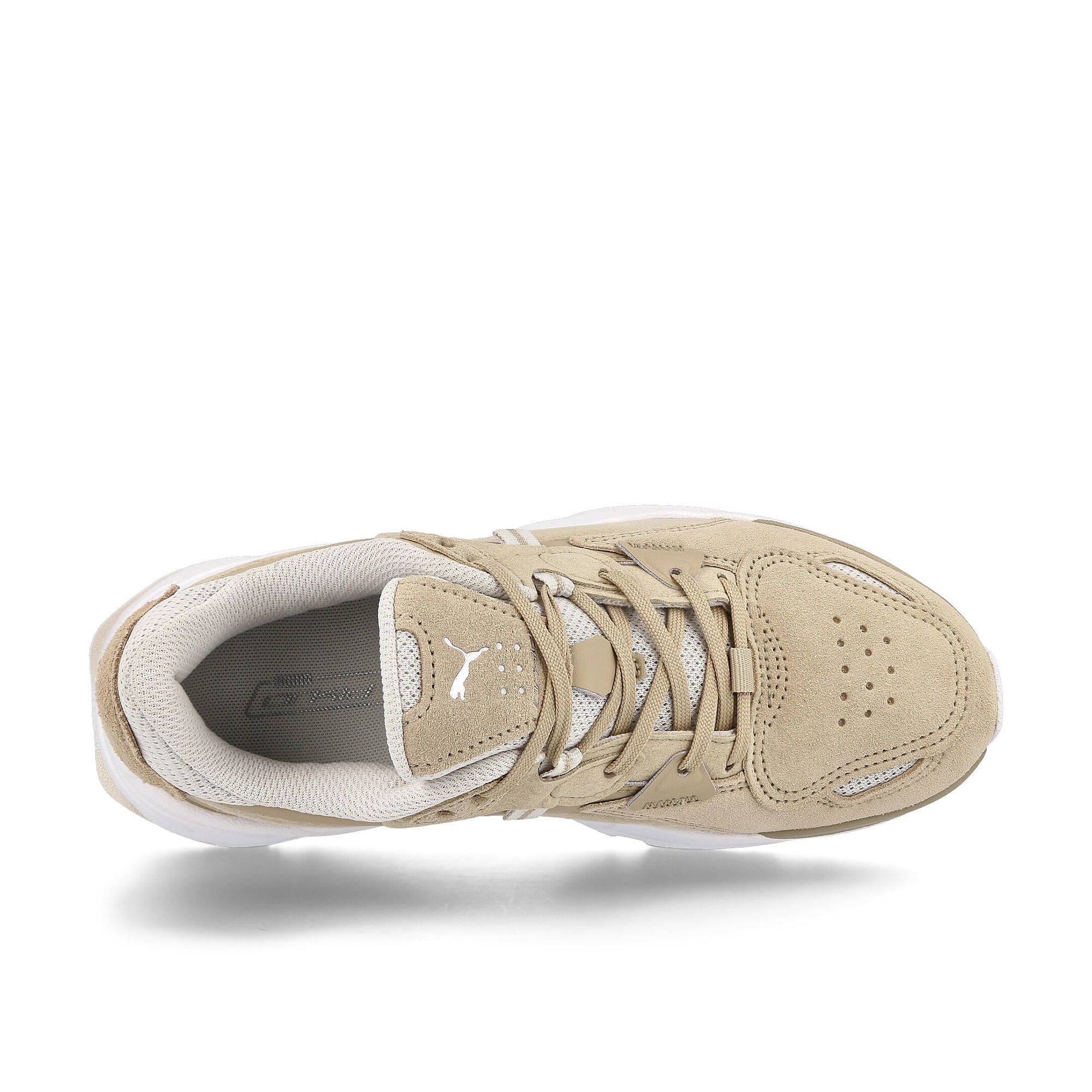Puma wmns orkid soft Pale Khaki - Puma White Sneakers Detailfoto | Overkill
