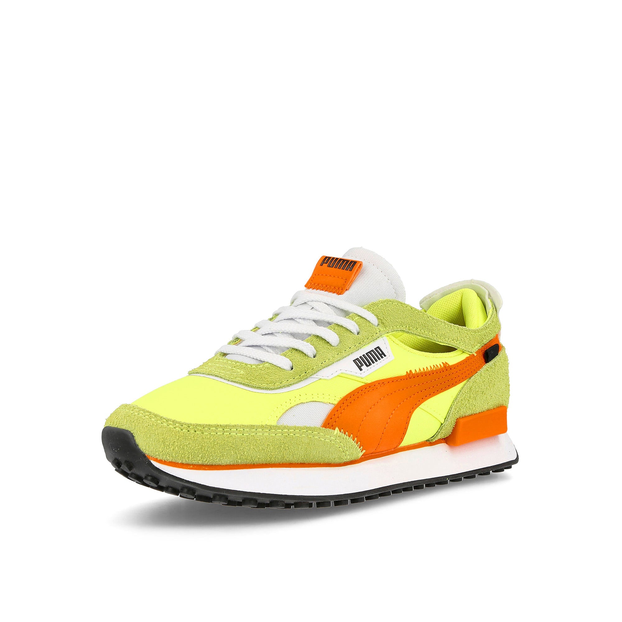 Puma wmns future rider cut-out vintage Yellow Alert - Dragon Fire Sneakers Close Up | Overkill