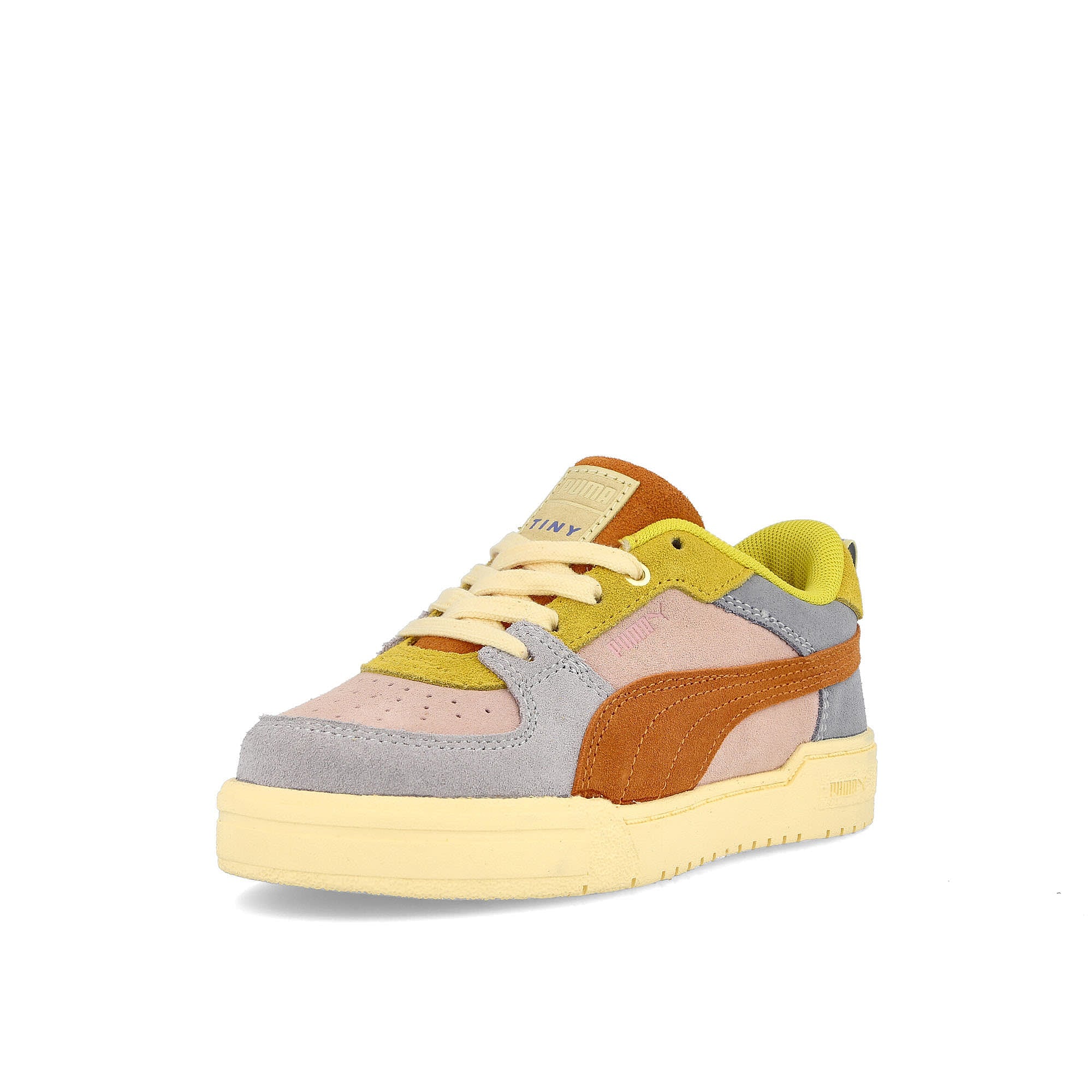 Puma Tinycottons CA Pro x Puma Suede PS Chalk Pink - Pheasant Sneakers Close Up | Overkill