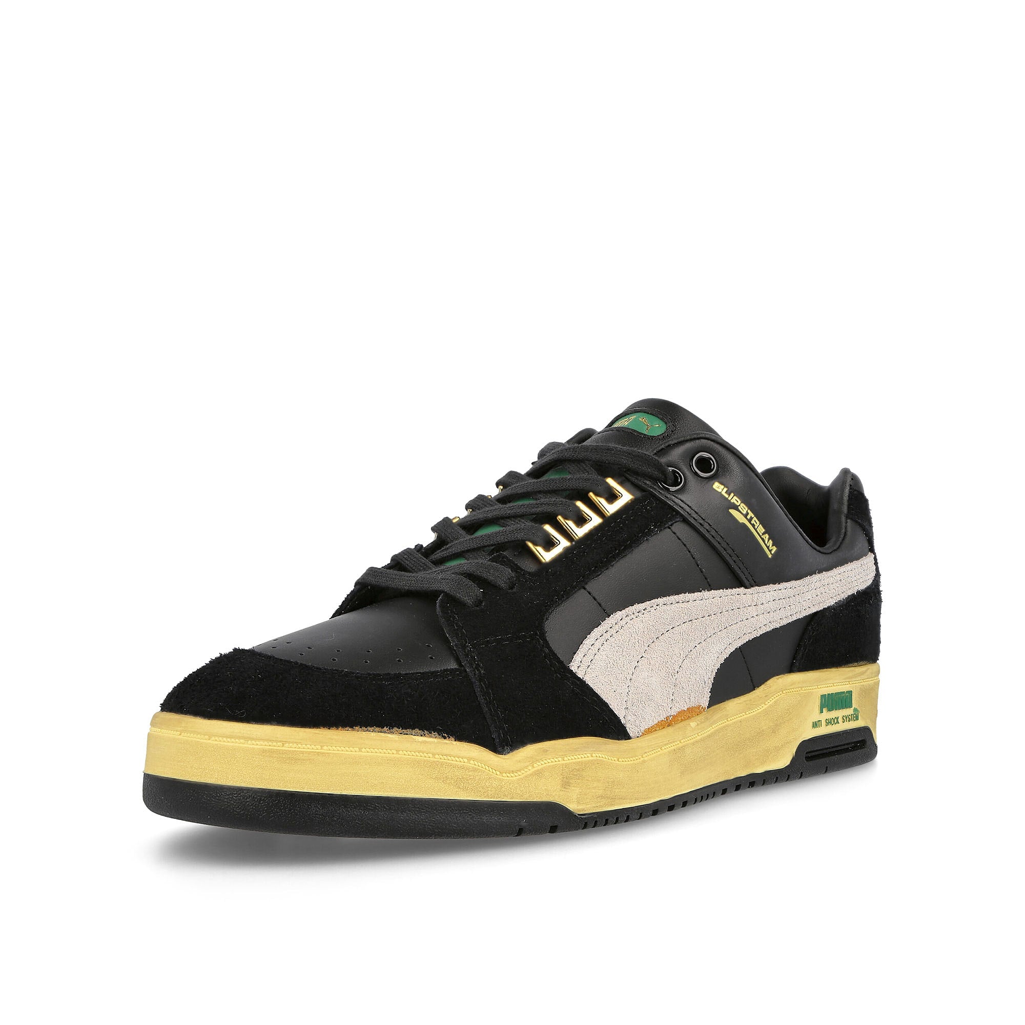 Puma slipstream lo the never worn Puma Black - Whisper White Sneakers Close Up | Overkill