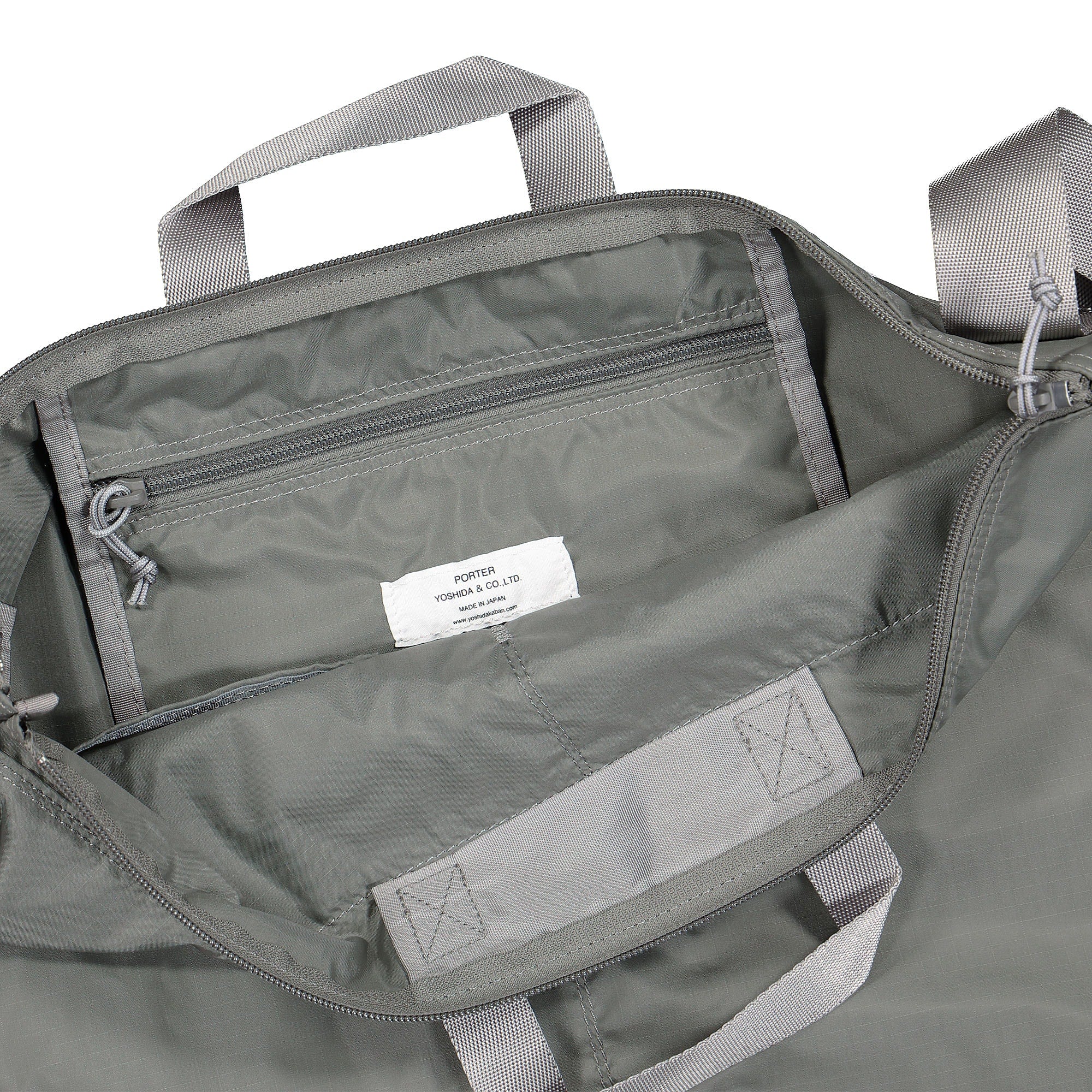 Porter-Yoshida & Co. Flex 2Way Helmet Bag Gray Tote Bags & Shoppers Material | Overkill