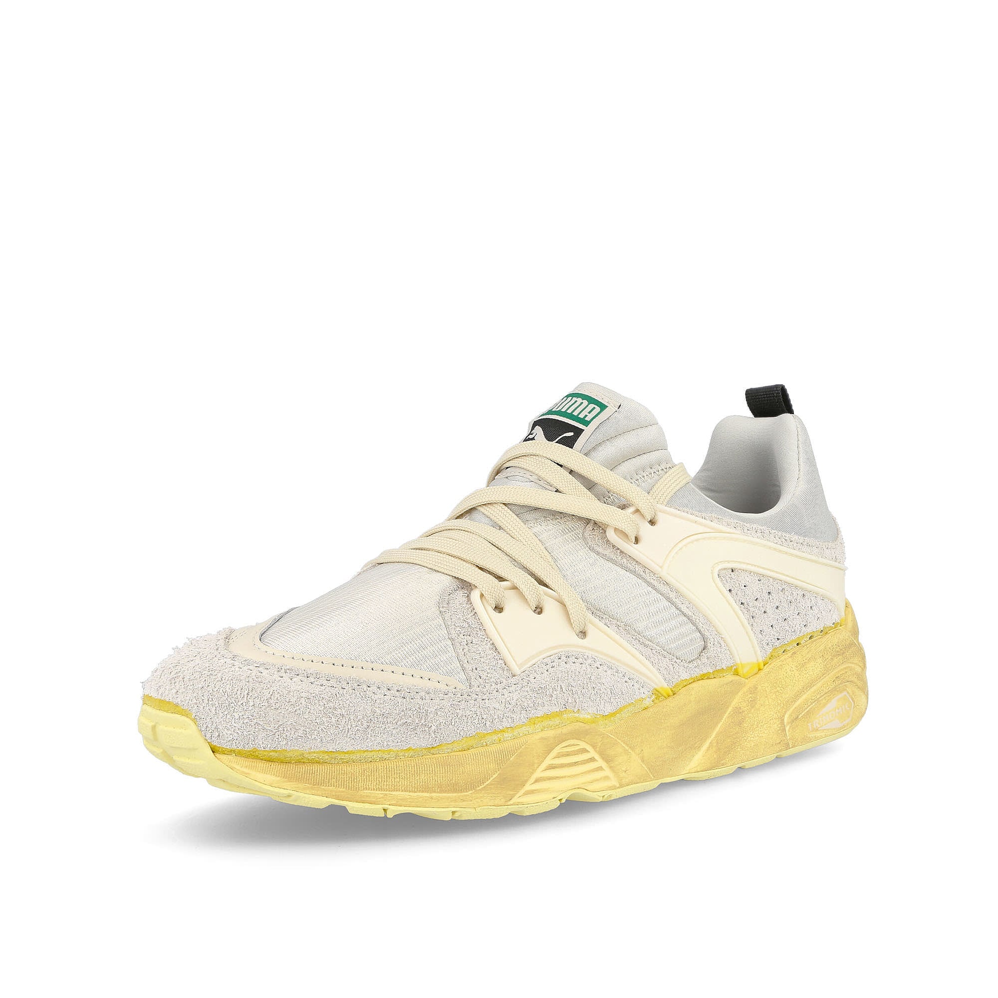 Puma The NeverWorn x Puma Blaze of Glory Whisper White - Puma Team Gold Sneakers Close Up | Overkill