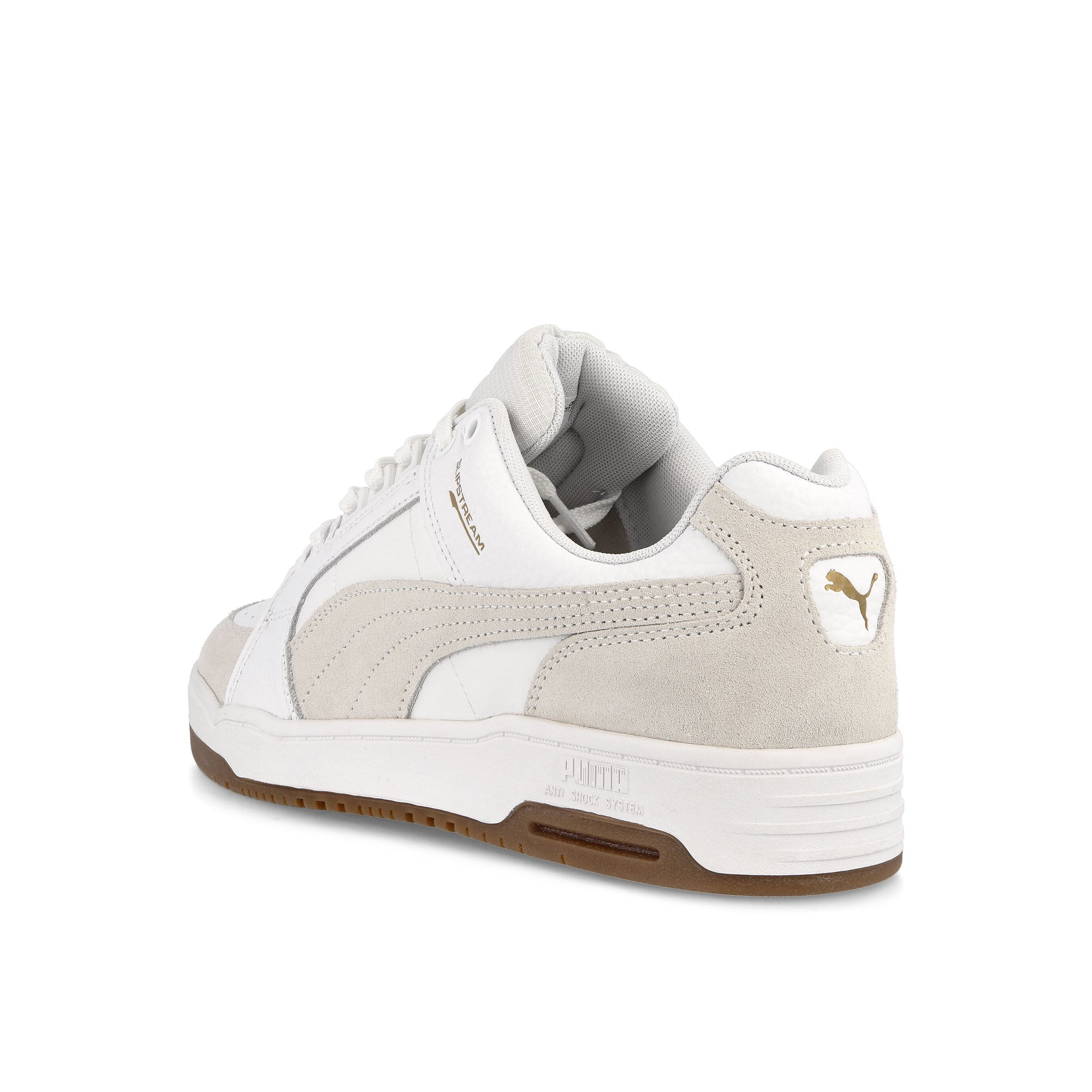 Puma Slipstream Lo Suede FS Puma White - Gum Low Top Sneakers Material | Overkill