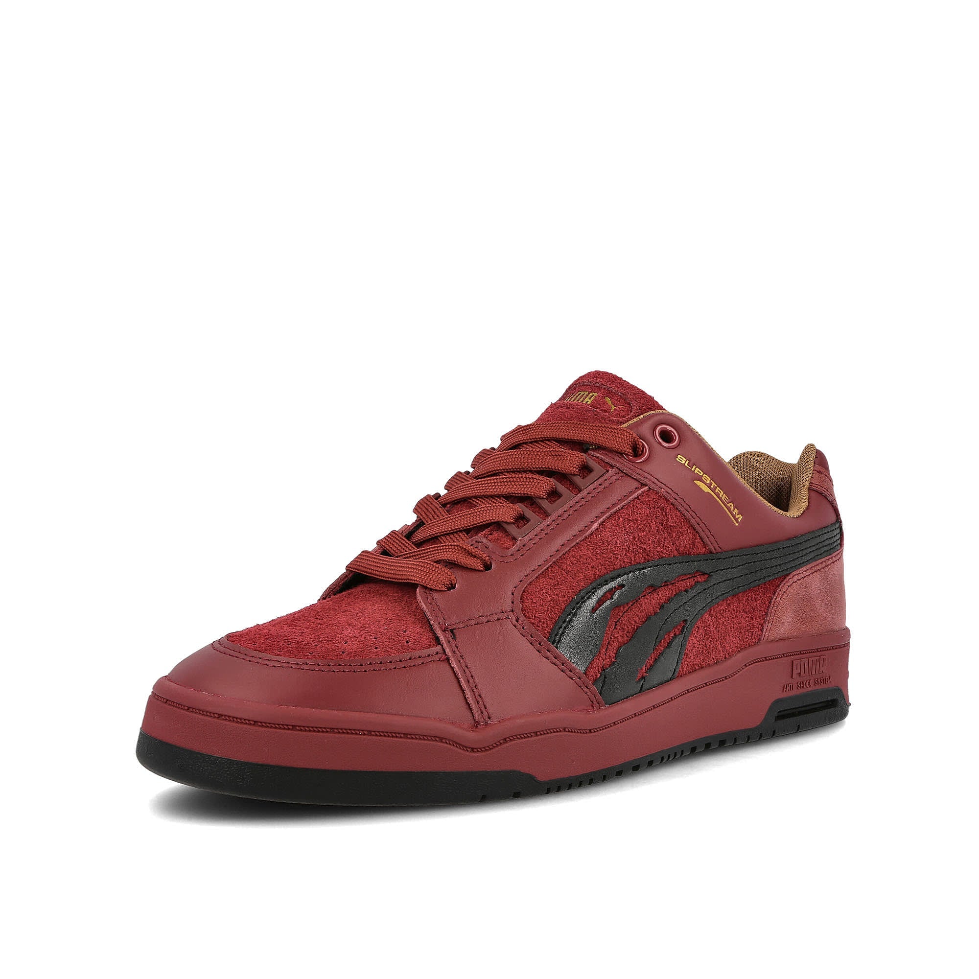 Puma slipstream lo beast Cordovan - Puma Black Sneakers Close Up | Overkill