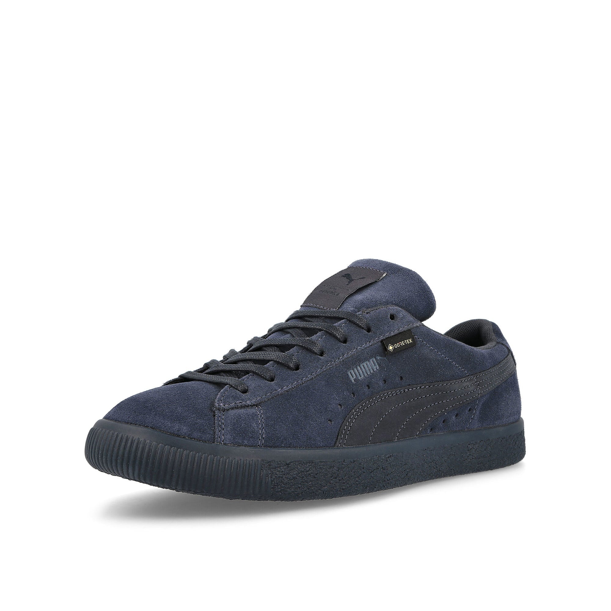 Puma Nanamica x Puma Suede VTG GTX Parisian Night Sneakers Close Up | Overkill