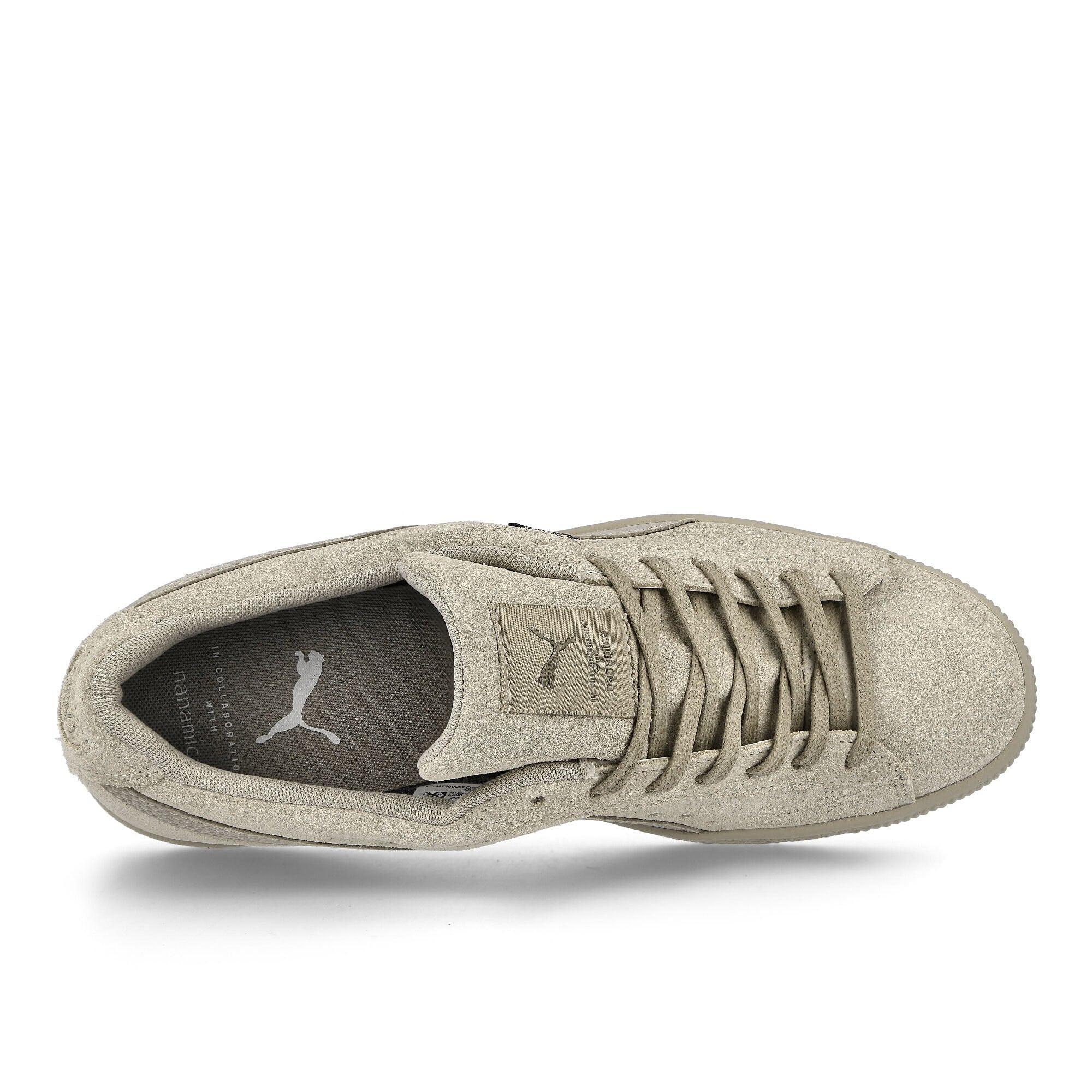 Puma Nanamica x Puma Suede VTG GTX Vintage Khaki Sneakers Detailfoto | Overkill