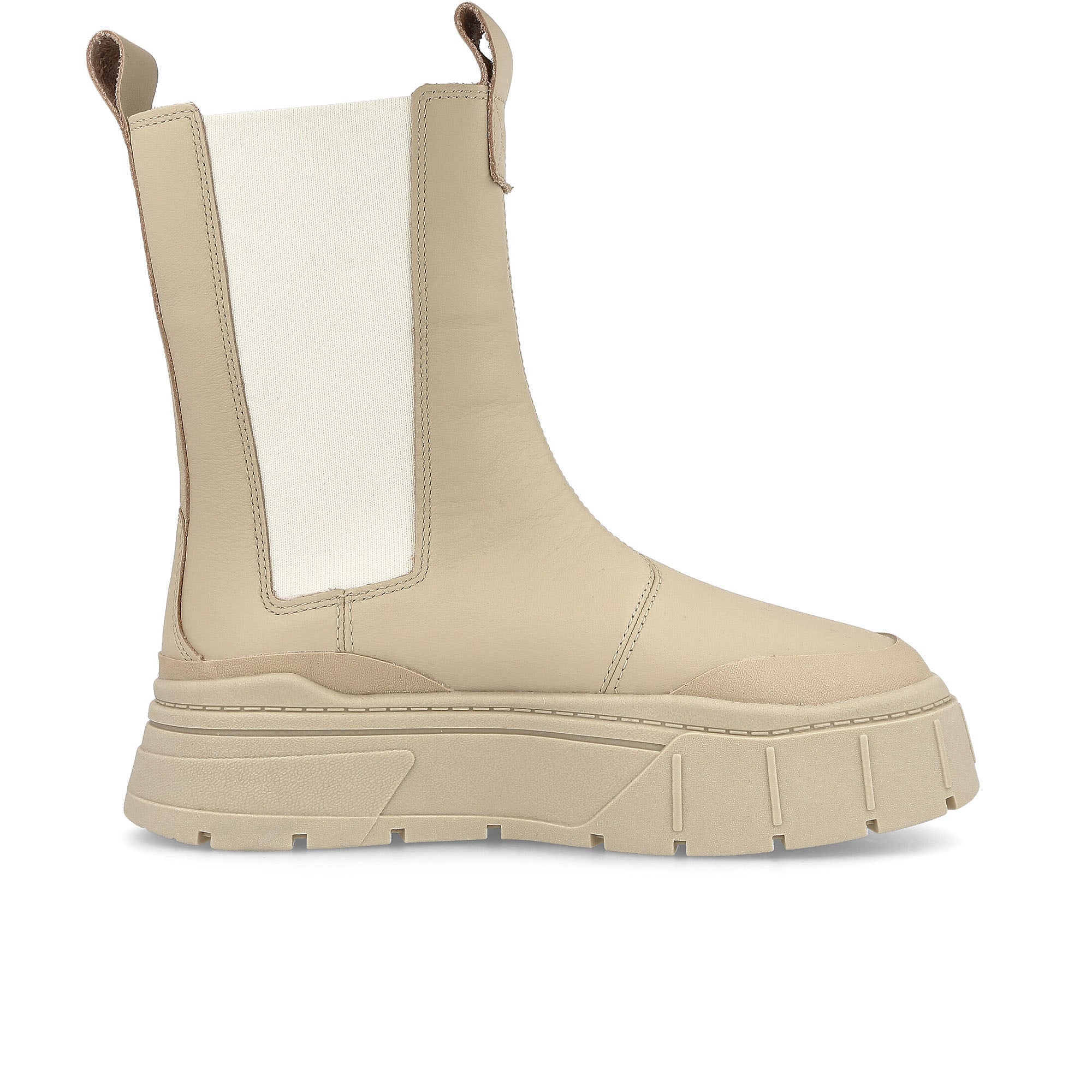 Puma Mayze Stack Chelsea Casual Wns Light Sand Boots Silhouette | Overkill
