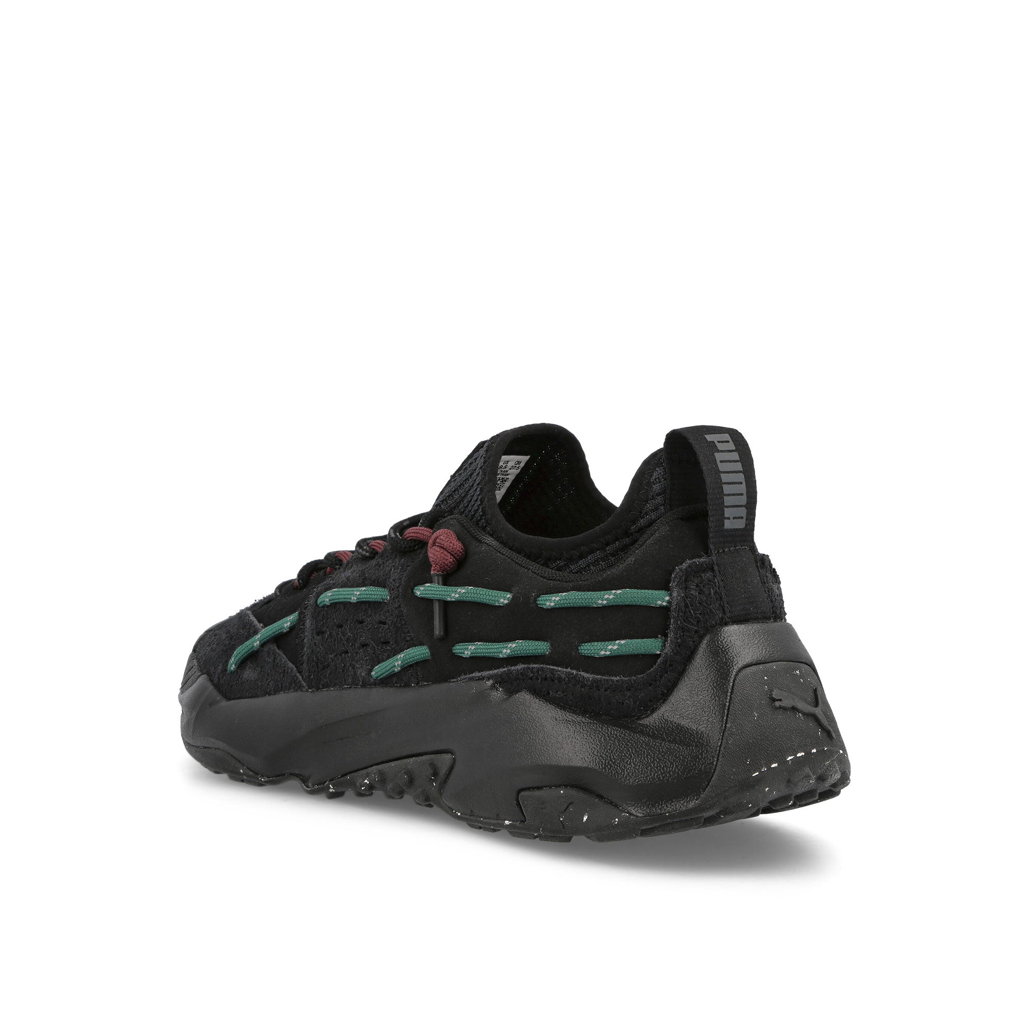 Puma Plexus Puma Black - Varsity Green Low Top Sneakers Material | Overkill