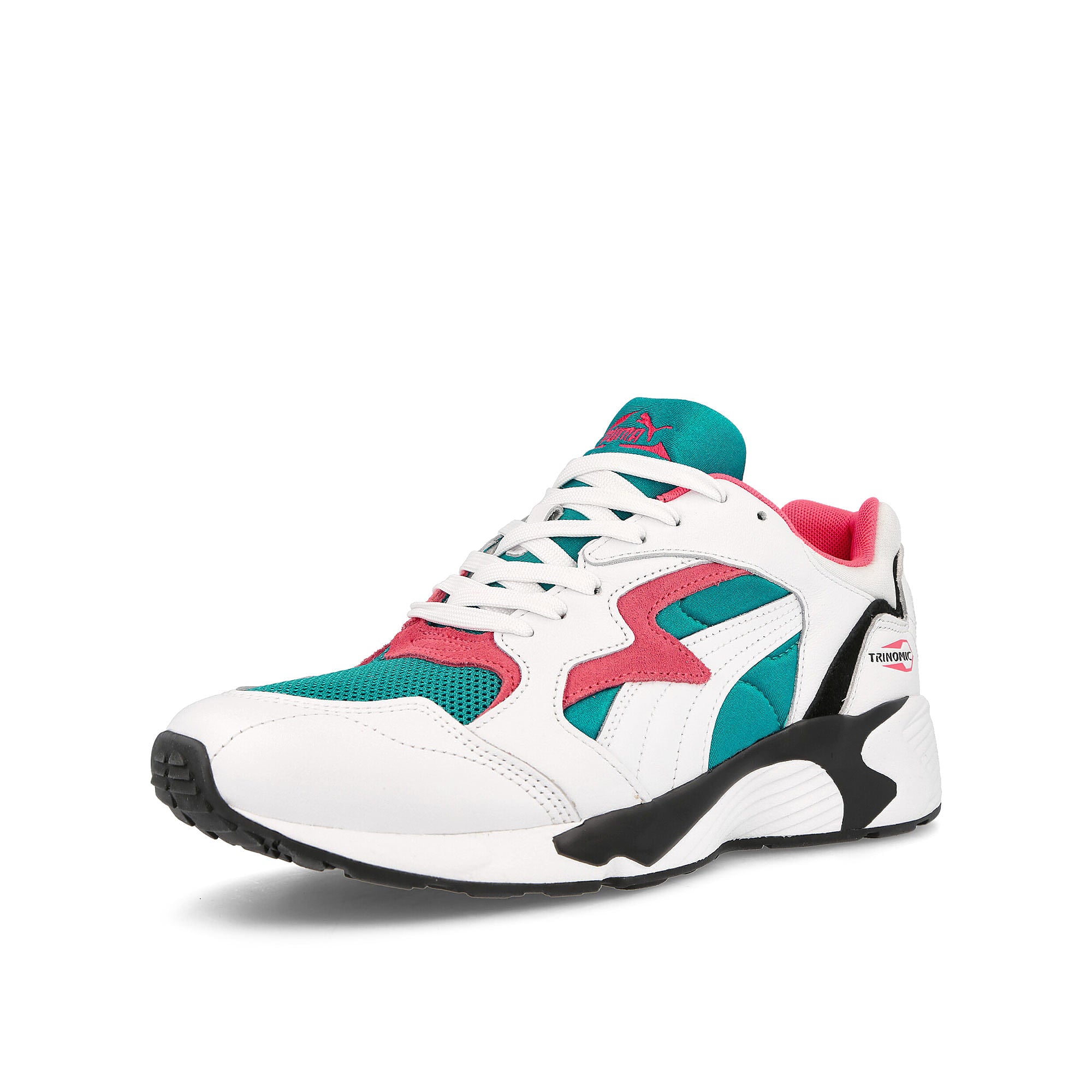 Puma Prevail Deep Aqua - Puma White Sneakers Close Up | Overkill