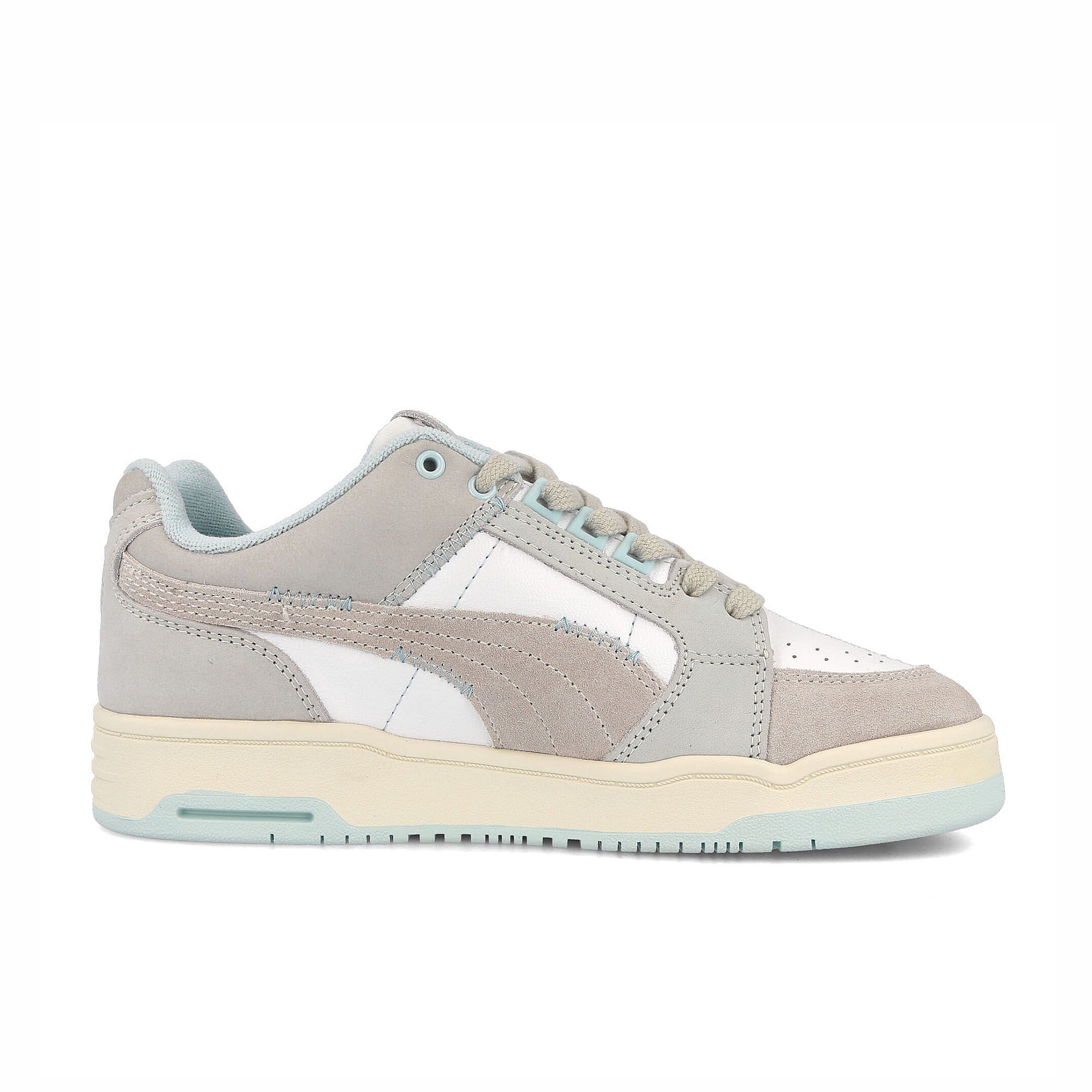 Puma wmns slipstream lo stitched up Puma White - Marshmallow Sneakers Silhouette | Overkill