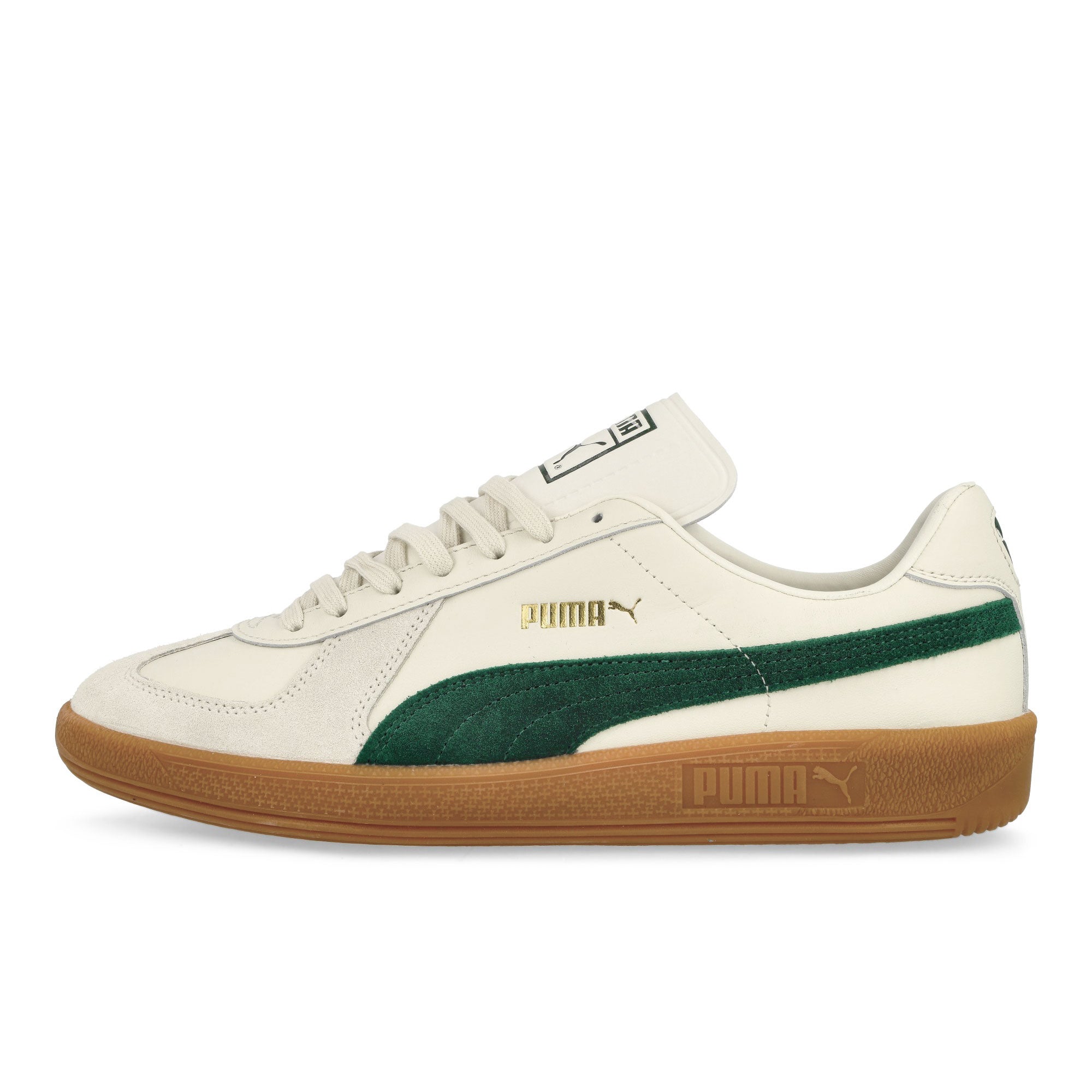 Puma Army Trainer Warm White - Dark Myrtle Low Top Sneakers 386607 15 | Overkill