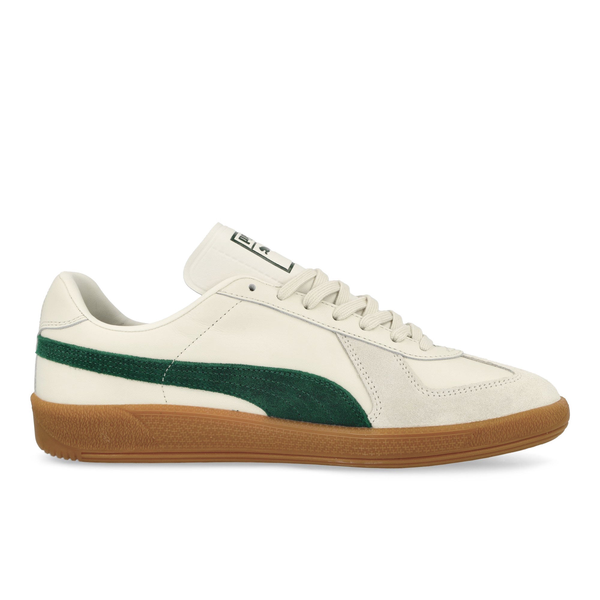 Puma Army Trainer Warm White - Dark Myrtle Low Top Sneakers Silhouette | Overkill