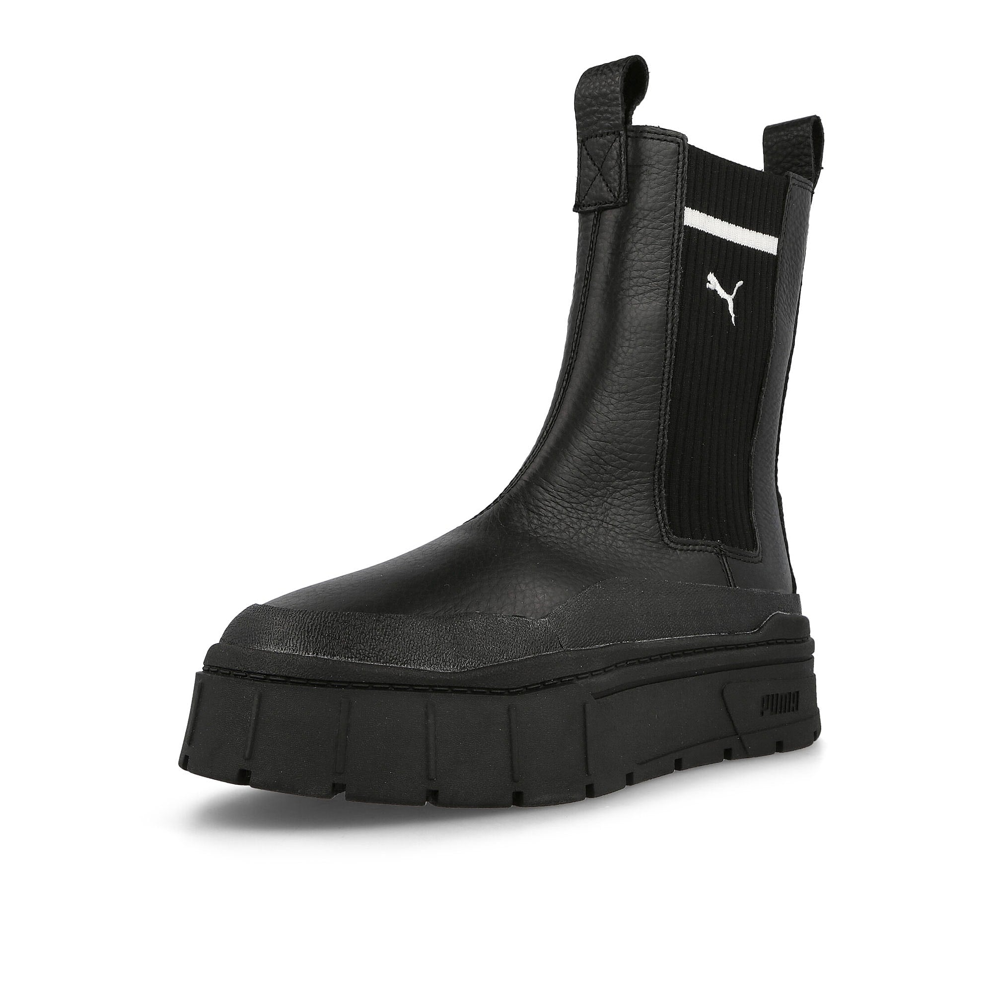 Puma Mayze Stack Chelsea Casual Wns Puma Black Sneakers Close Up | Overkill