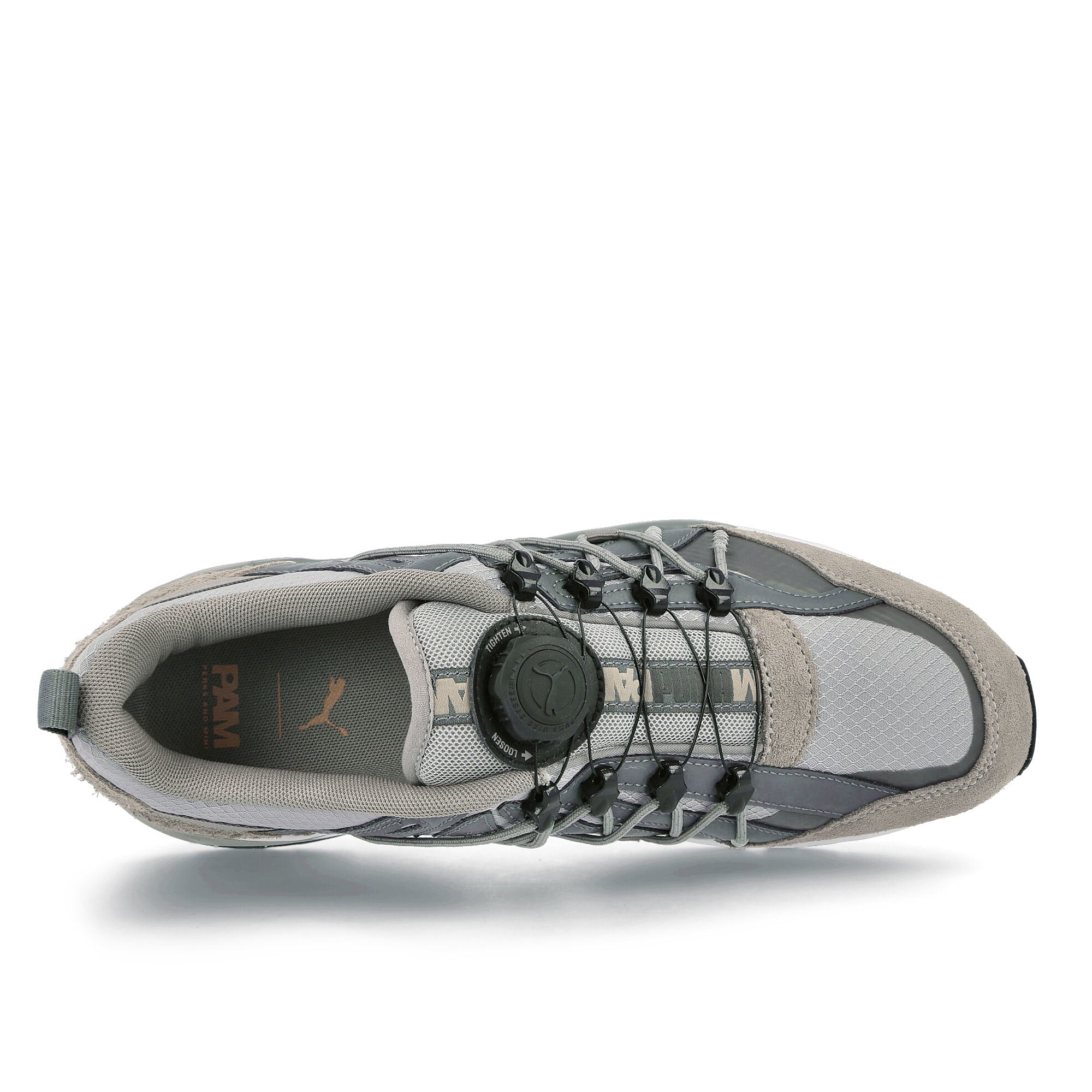Puma PAM x Puma Prevail Disc Leather Puma Black Sneakers Detailfoto | Overkill