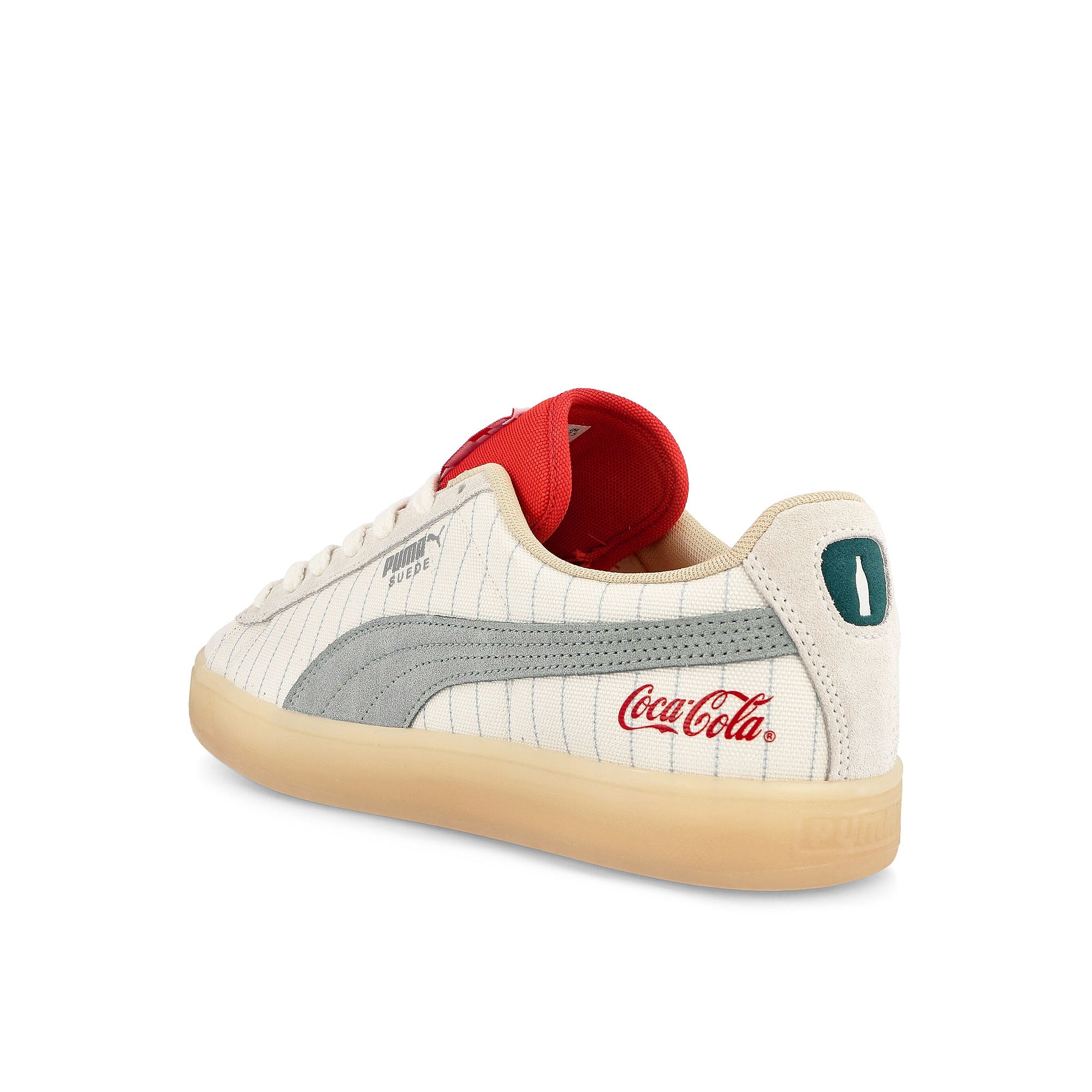 Puma Coca Cola x Puma Suede Ivory Glow - Slate Sneakers Material | Overkill
