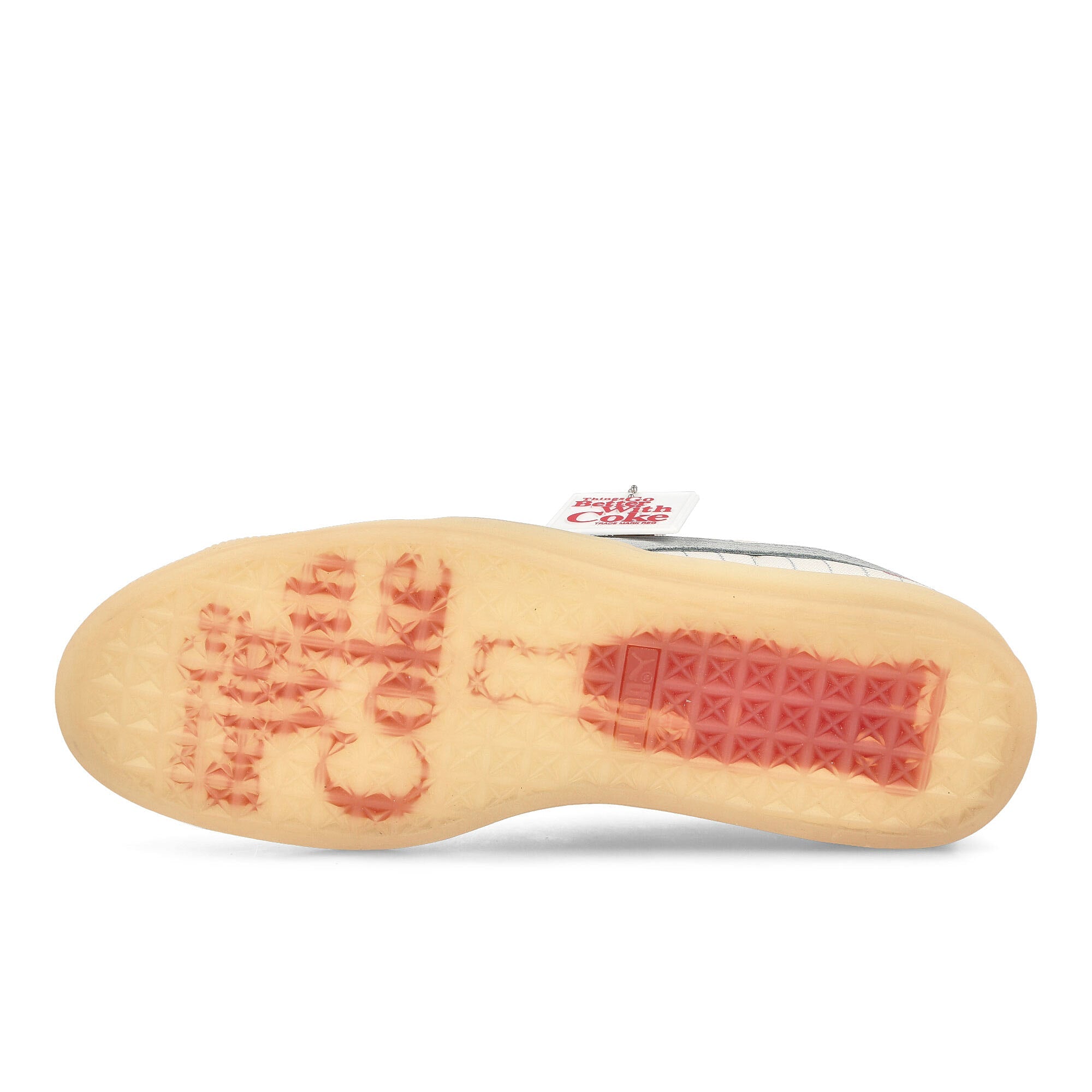 Puma Coca Cola x Puma Suede Ivory Glow - Slate Sneakers Detail View 1 | Overkill