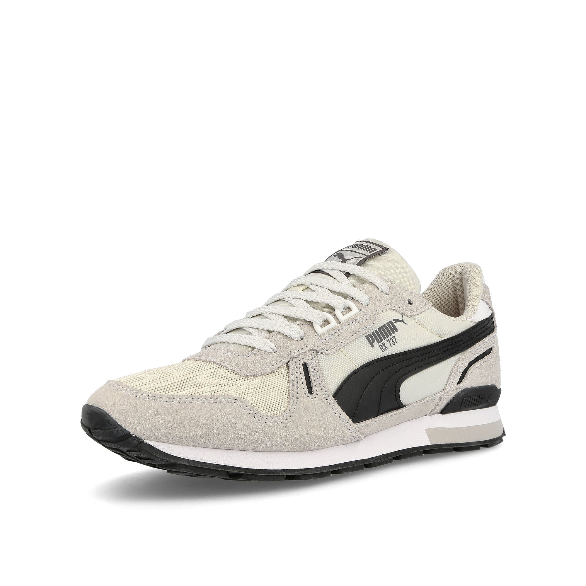 Puma RX 737 Vintage Whisper White - Nimbus Cloud Sneakers Close Up | Overkill