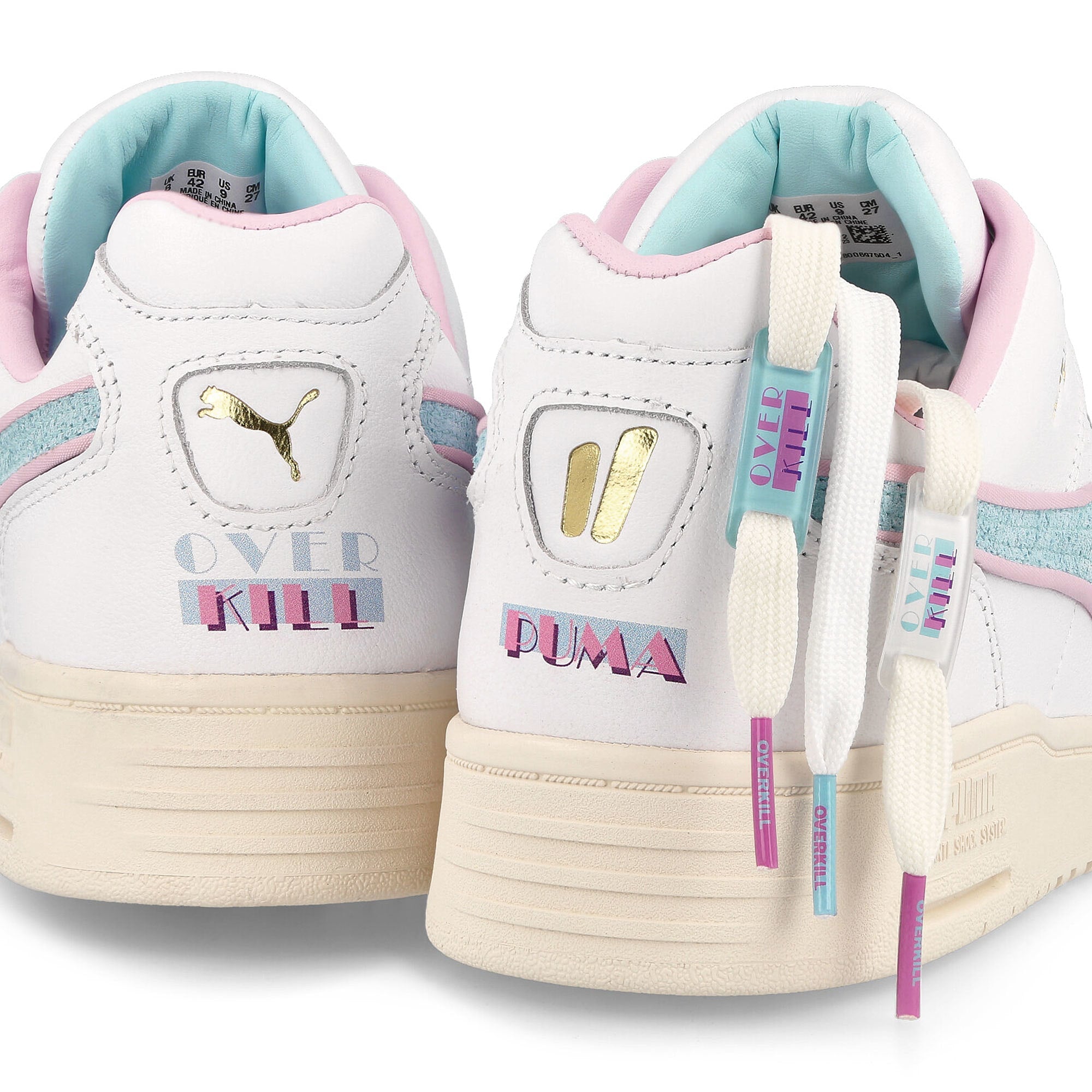 Puma Slipstream Lo Puma White - Crystal Blue Low Top Sneakers Detailfoto | Overkill