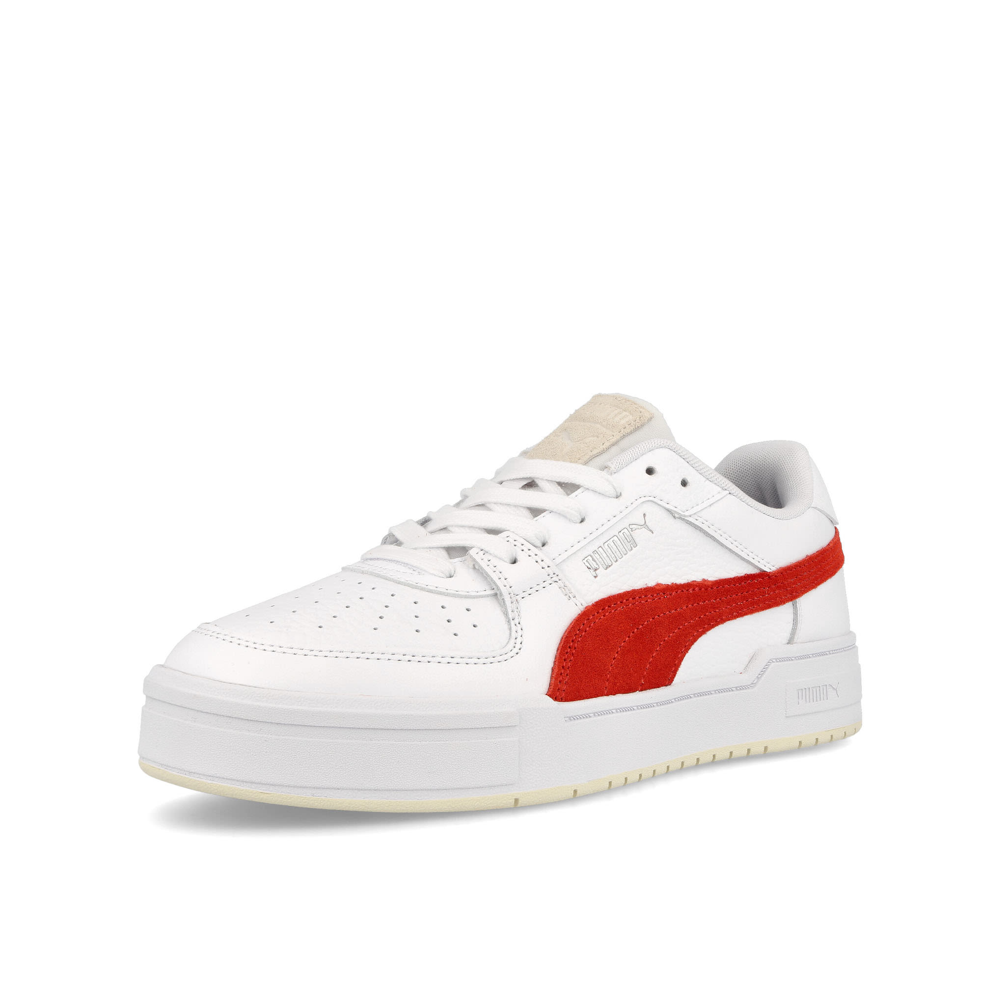 Puma ca pro suede fs Puma White - Burnt Red Sneakers Close Up | Overkill