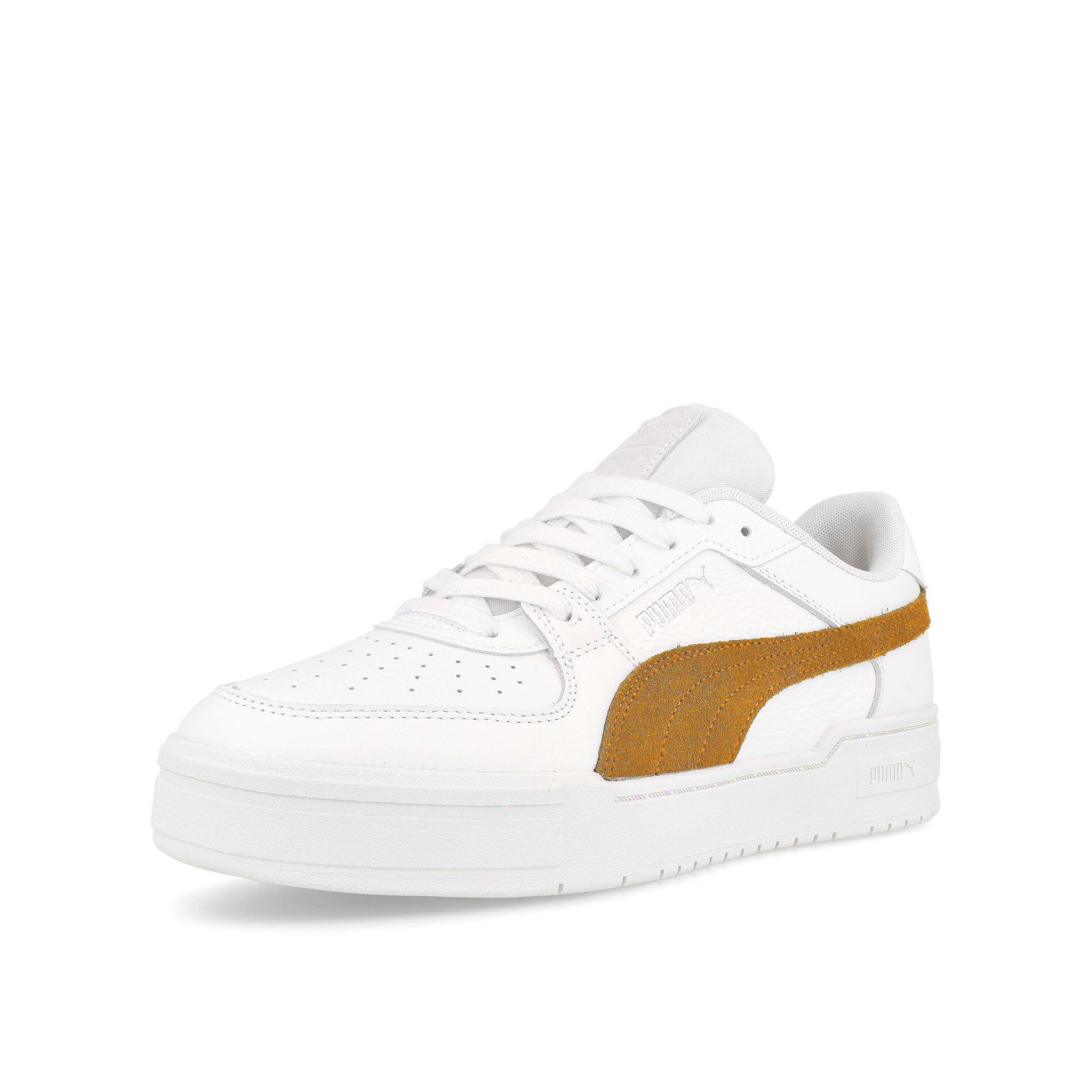 Puma CA Pro Suede FS Puma White - Desert Clay Low Top Sneakers Close Up | Overkill