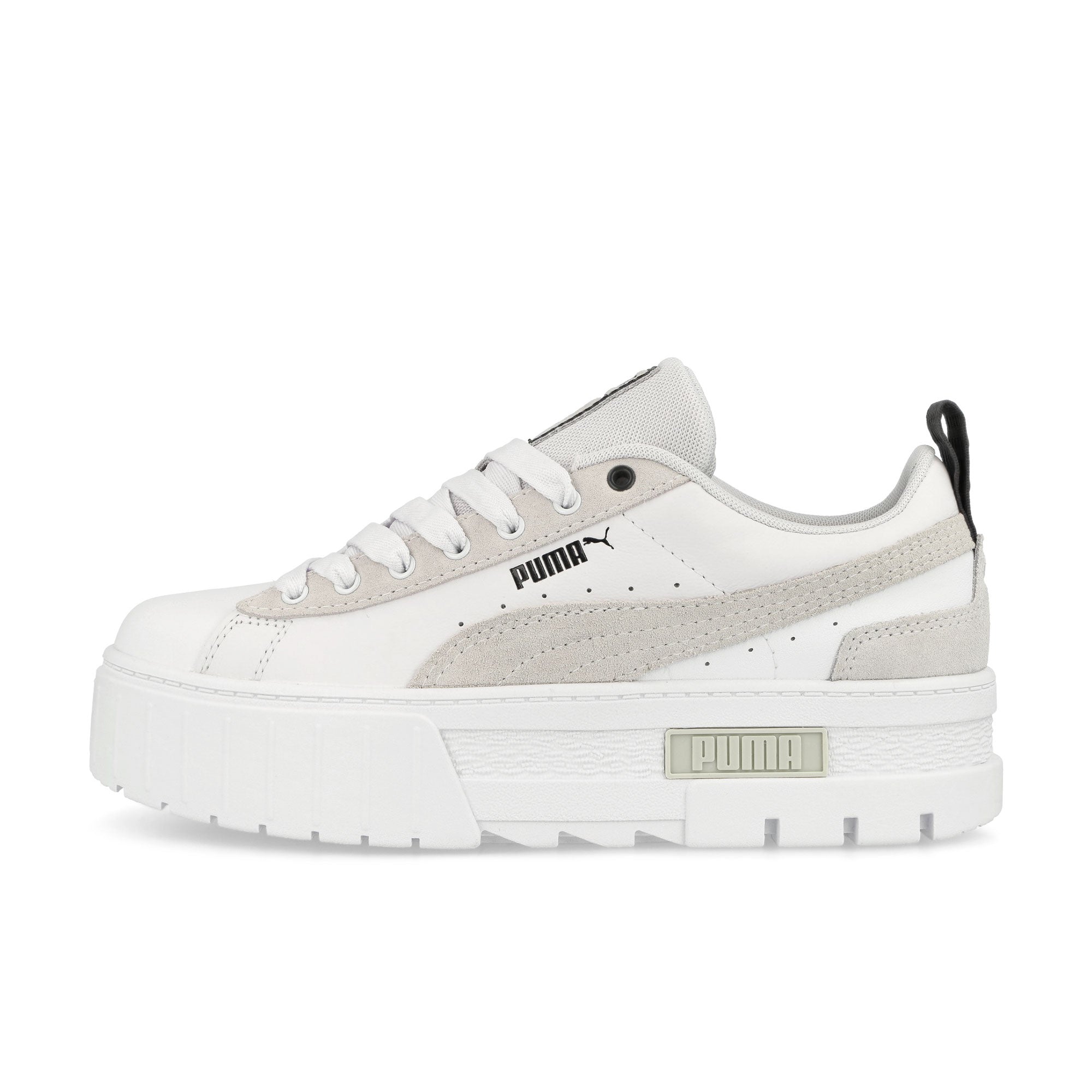 Puma Mayze Mix Wns Puma White - Puma White Low Top Sneakers 387468 07 | Overkill