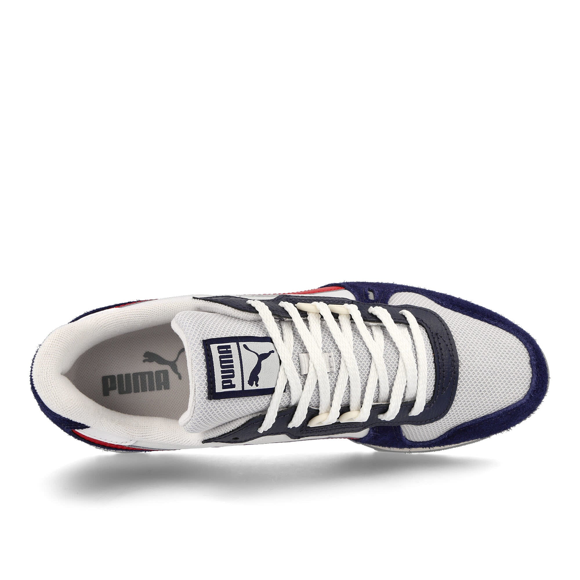Puma RX 737 New Vintage Puma White - Peacoat Sneakers Detailfoto | Overkill