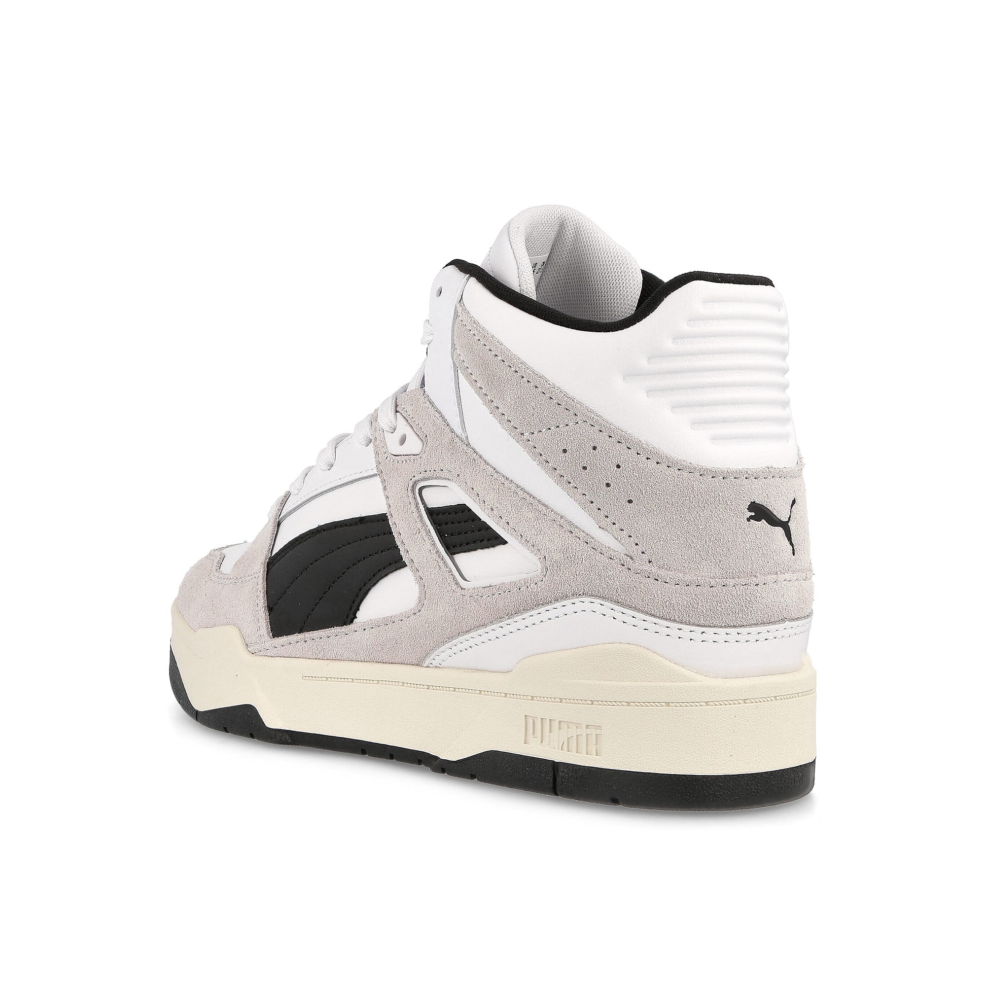 Puma slipstream hi heritage Puma White - Nimbus Cloud - Puma Black Sneakers Material | Overkill