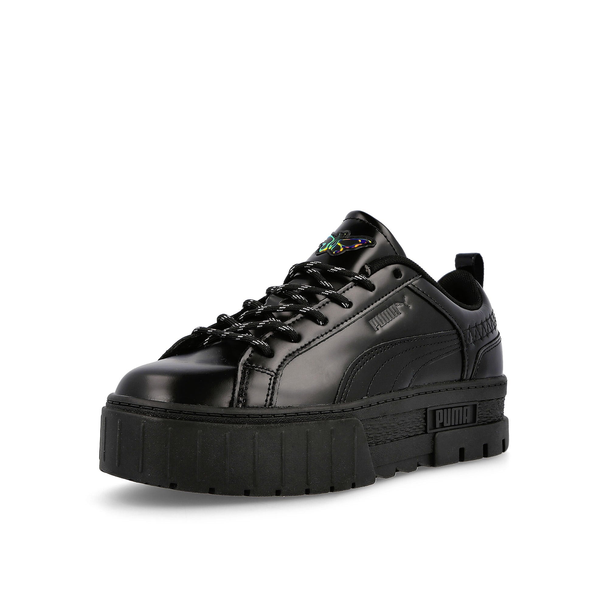 Puma Dua Lipa x Puma Wmns Mayze Flutur Puma Black Sneakers Close Up | Overkill