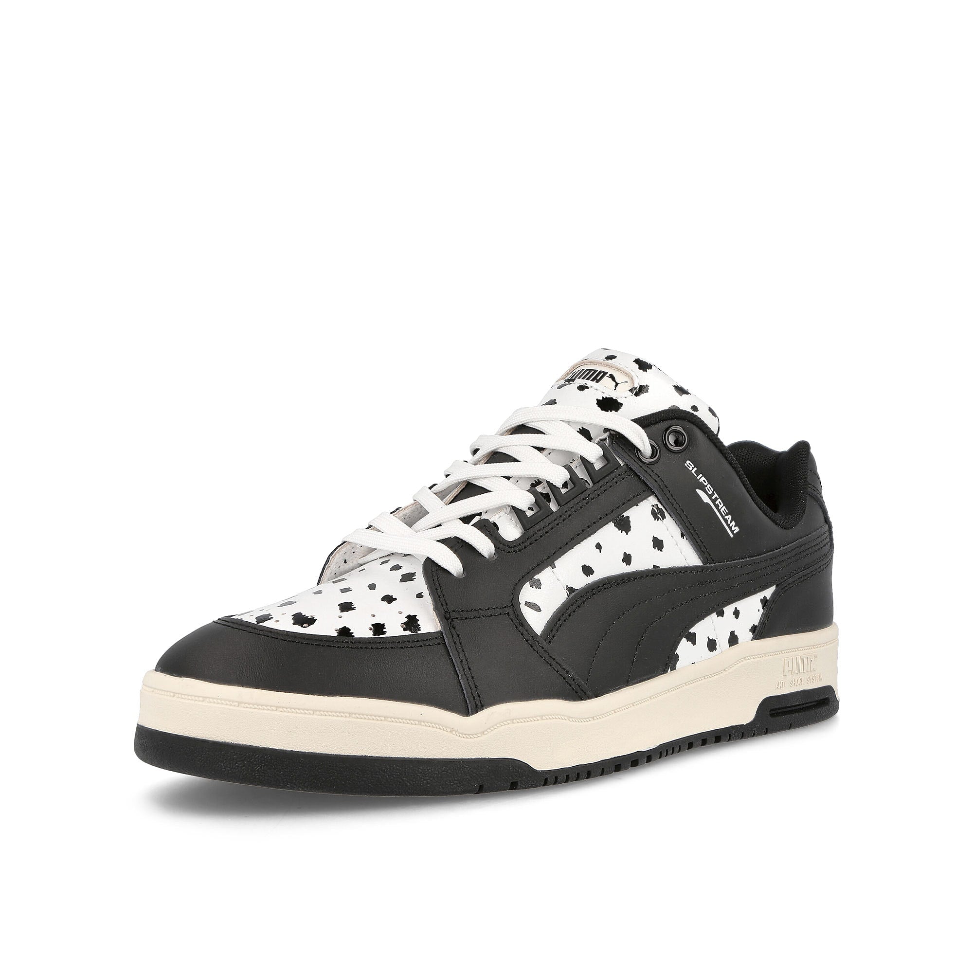 Puma Slipstream Lo Hidden Beast Warm White - Puma Black Low Top Sneakers Close Up | Overkill