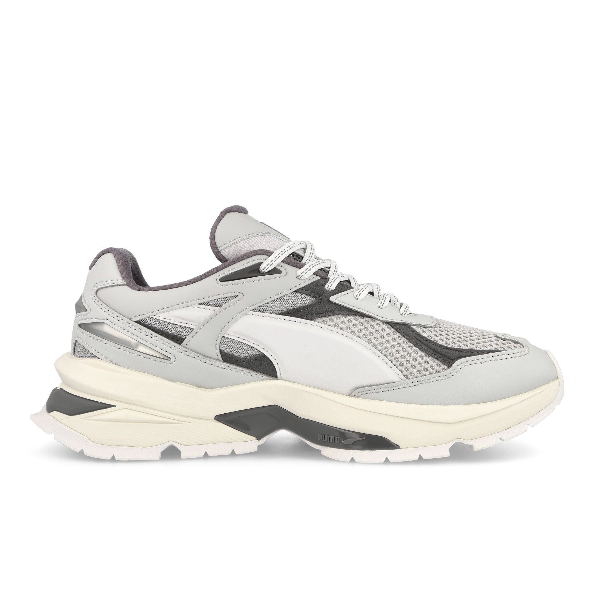 Puma Nano Odyssey Feather Gray-Cool Mid Gray Low Top Sneakers Silhouette | Overkill