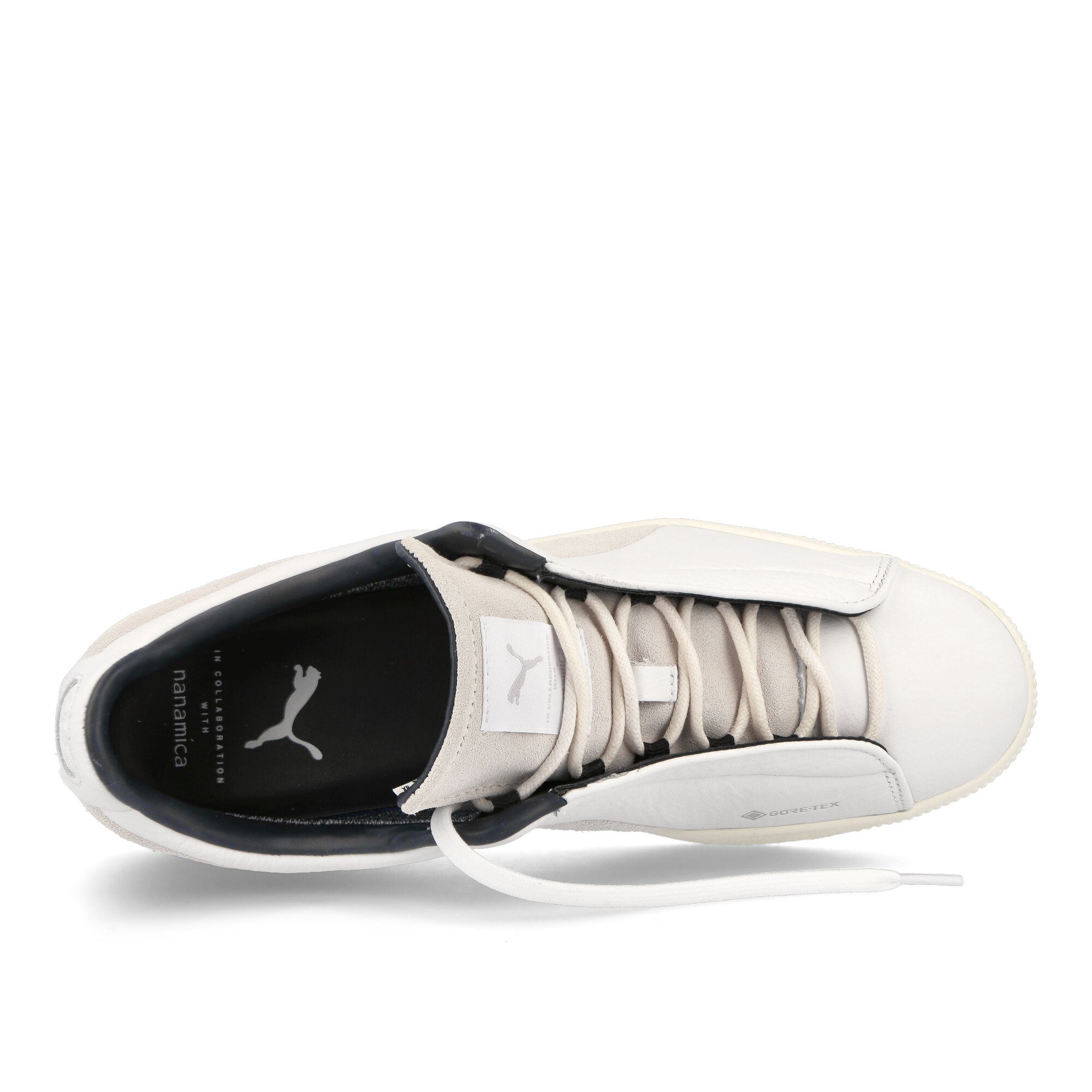 Puma Nanamica x Puma Clyde GTX Puma White Sneakers Detailfoto | Overkill