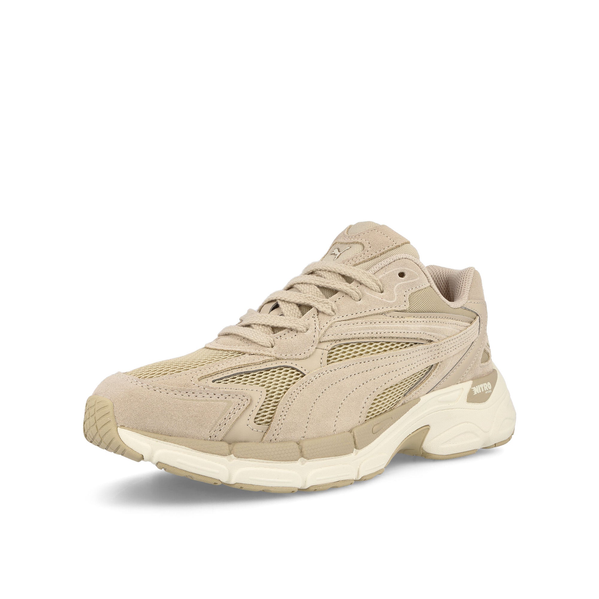Puma Teveris Nitro Toasted Almond-Granola Low Top Sneakers Close Up | Overkill