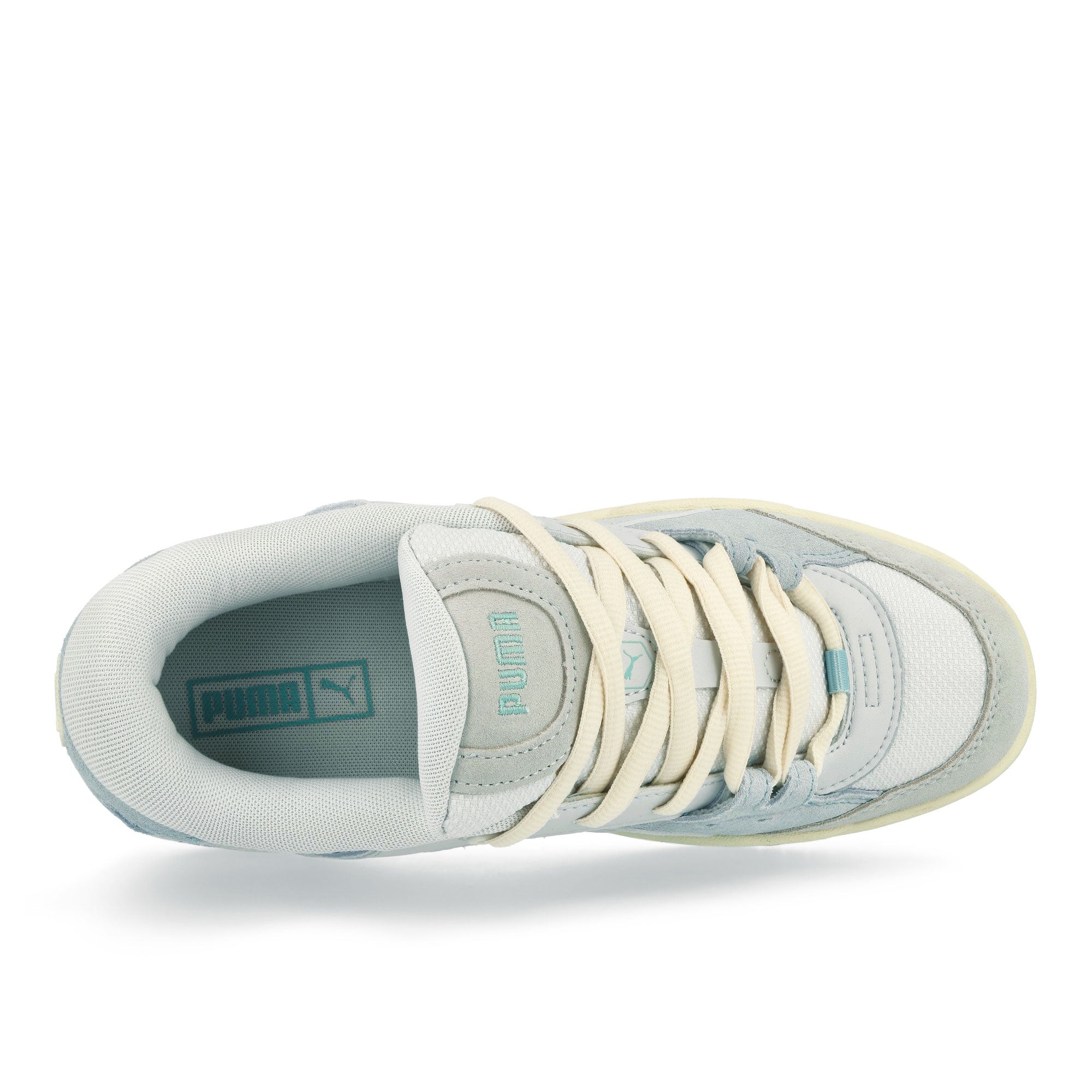 Puma -180 Puma White - Silver Mist Low Top Sneakers Detailfoto | Overkill