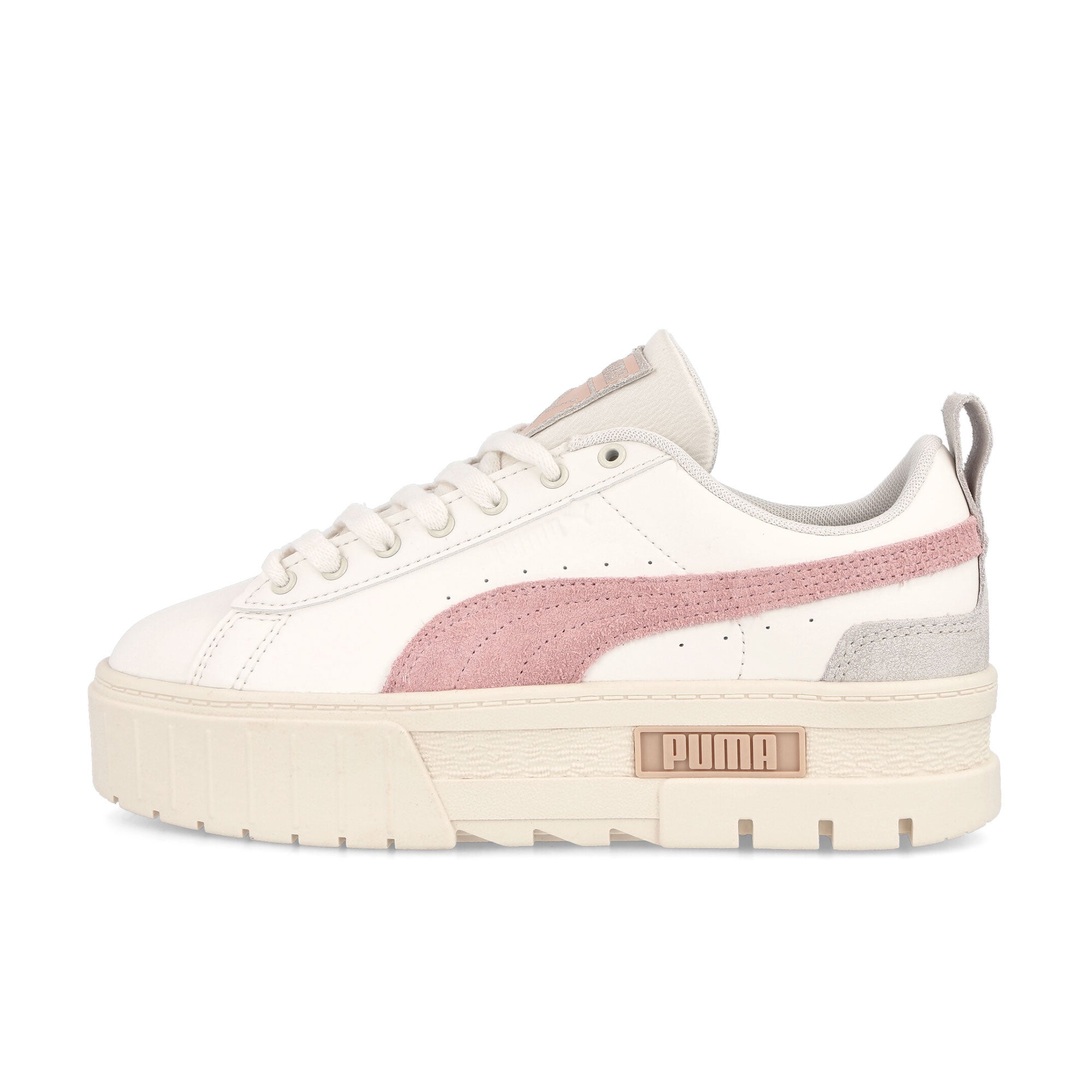 Puma Mayze Thrifted Wns Warm White Low Top Sneakers 389861 02 | Overkill