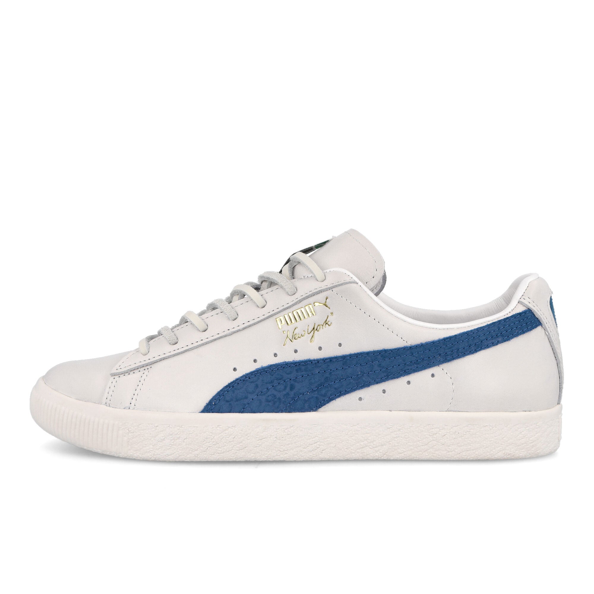Puma Clyde Soho NYC Puma White - Puma Black Low Top Sneakers 390086 02 | Overkill