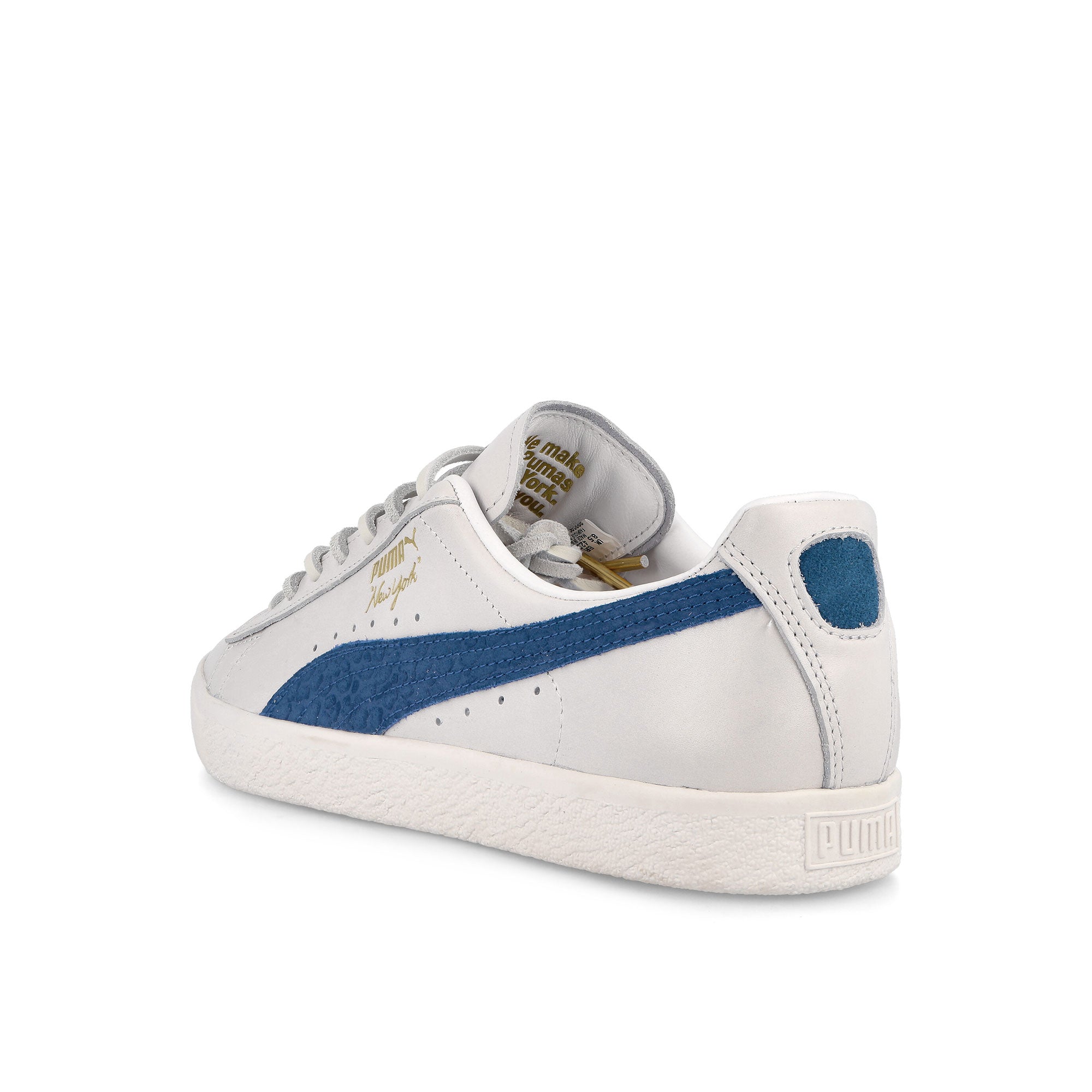Puma Clyde Soho NYC Puma White - Puma Black Low Top Sneakers Material | Overkill
