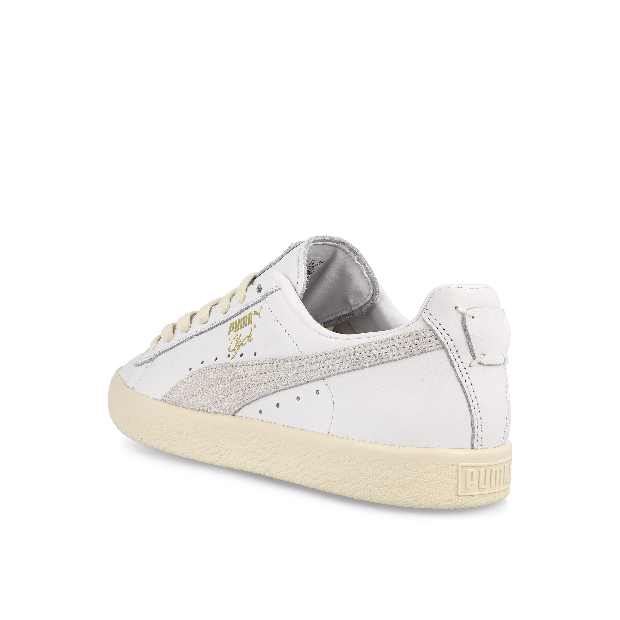 Puma Clyde Base White Low Top Sneakers Material | Overkill