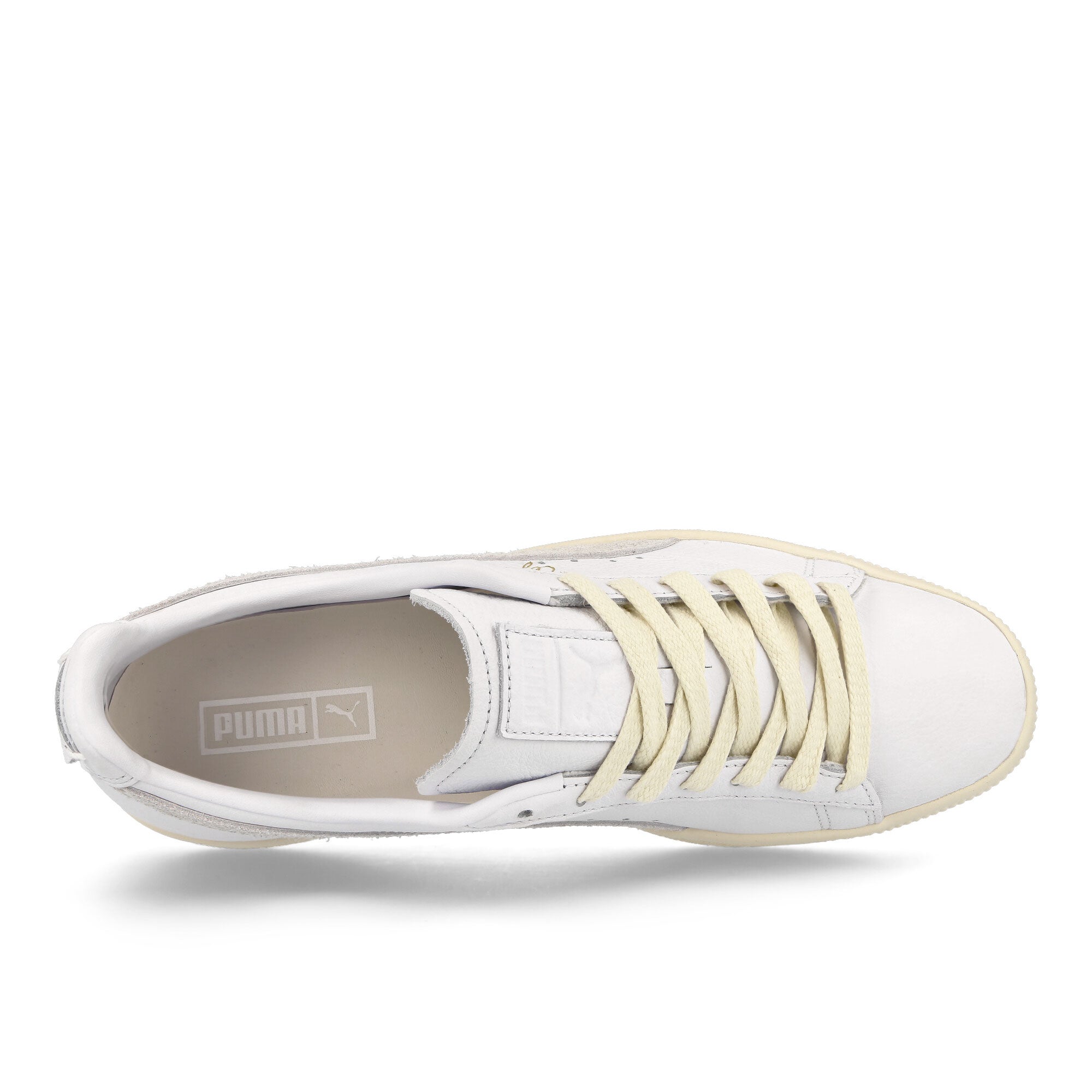 Puma Clyde Base White Low Top Sneakers Detailfoto | Overkill